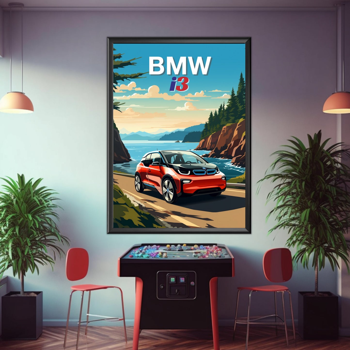 BMW i3 Poster