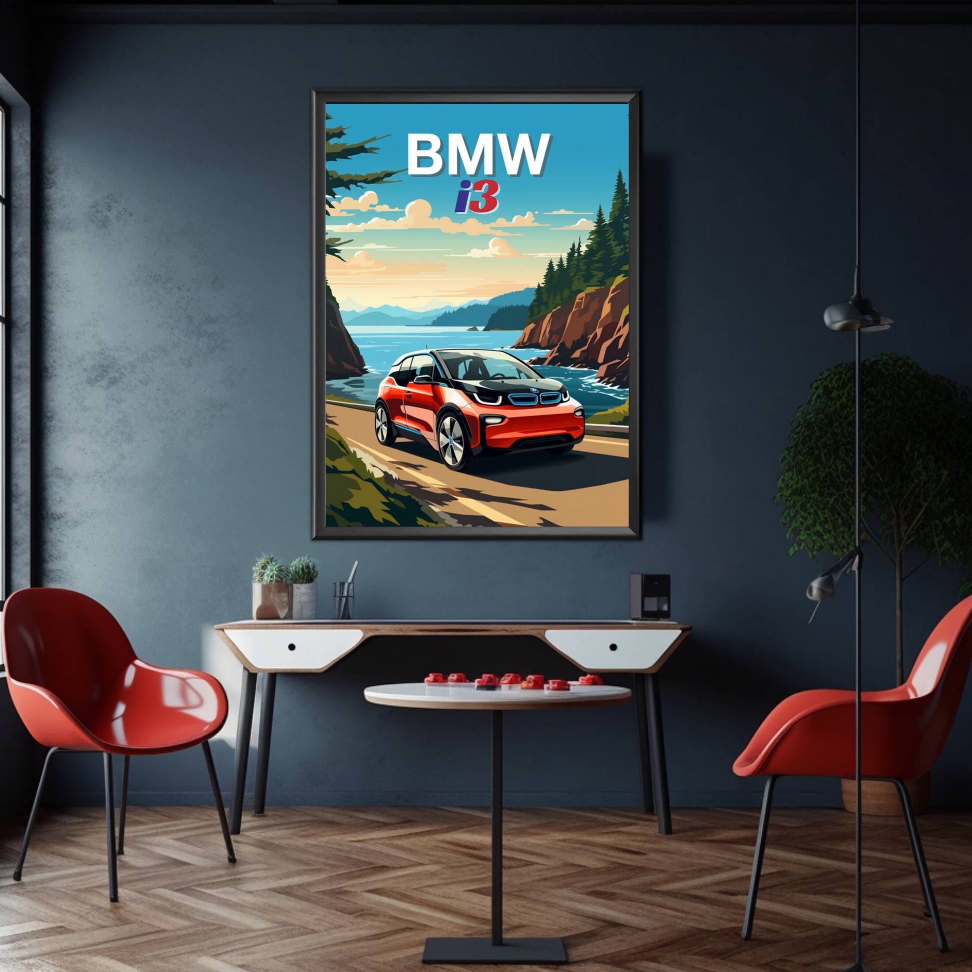 BMW i3 Poster