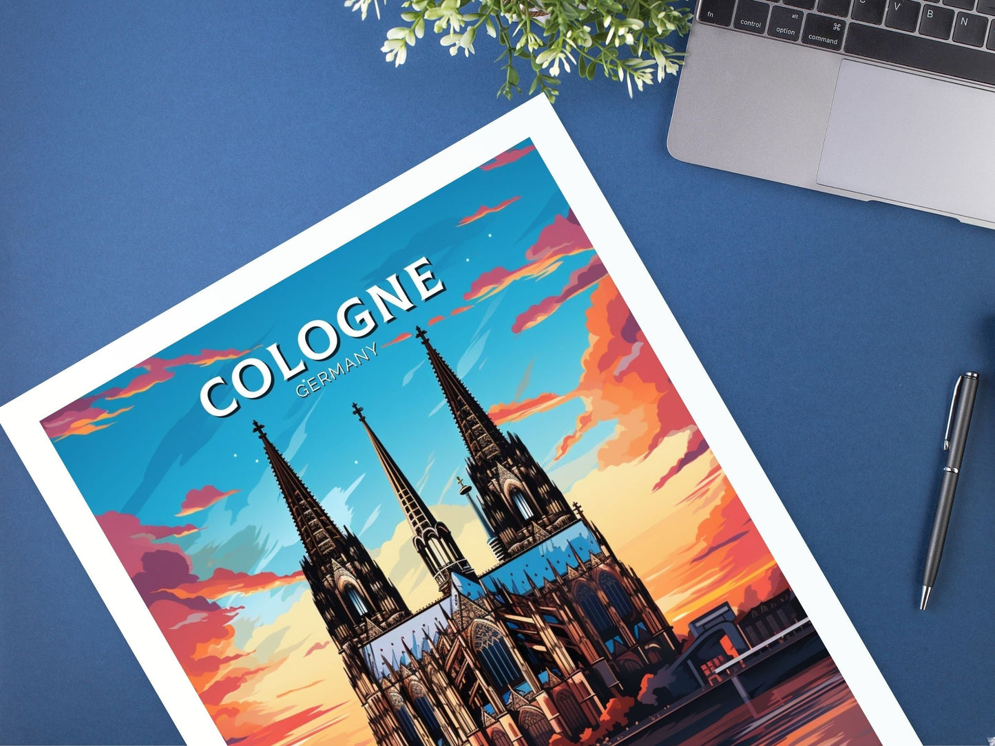 Cologne Poster | Cologne Illustration | Cologne Wall Art | Cologne Print | Cologne Poster Design | Cologne Poster | Cathedral Poster ID 600