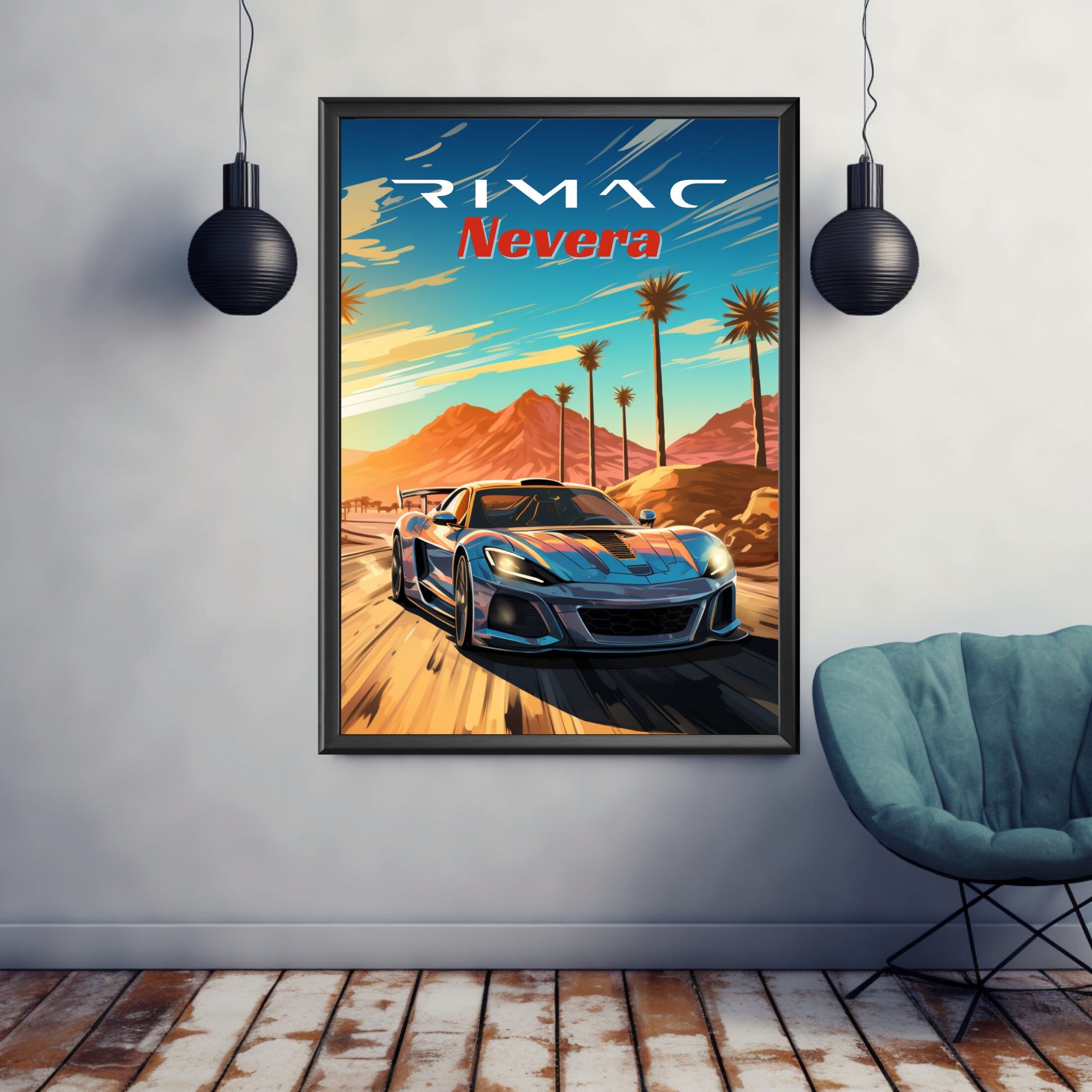 Rimac Nevera Poster