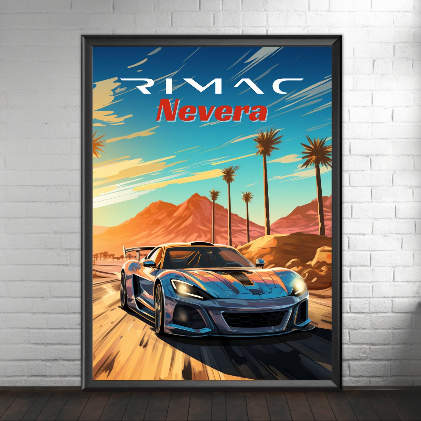 Rimac Nevera Poster