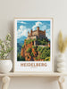 Heidelberg Print | Heidelberg Illustration | Heidelberg Wall Art | Heidelberg Poster | Germany Print Design | Heidelberg Print | ID 629