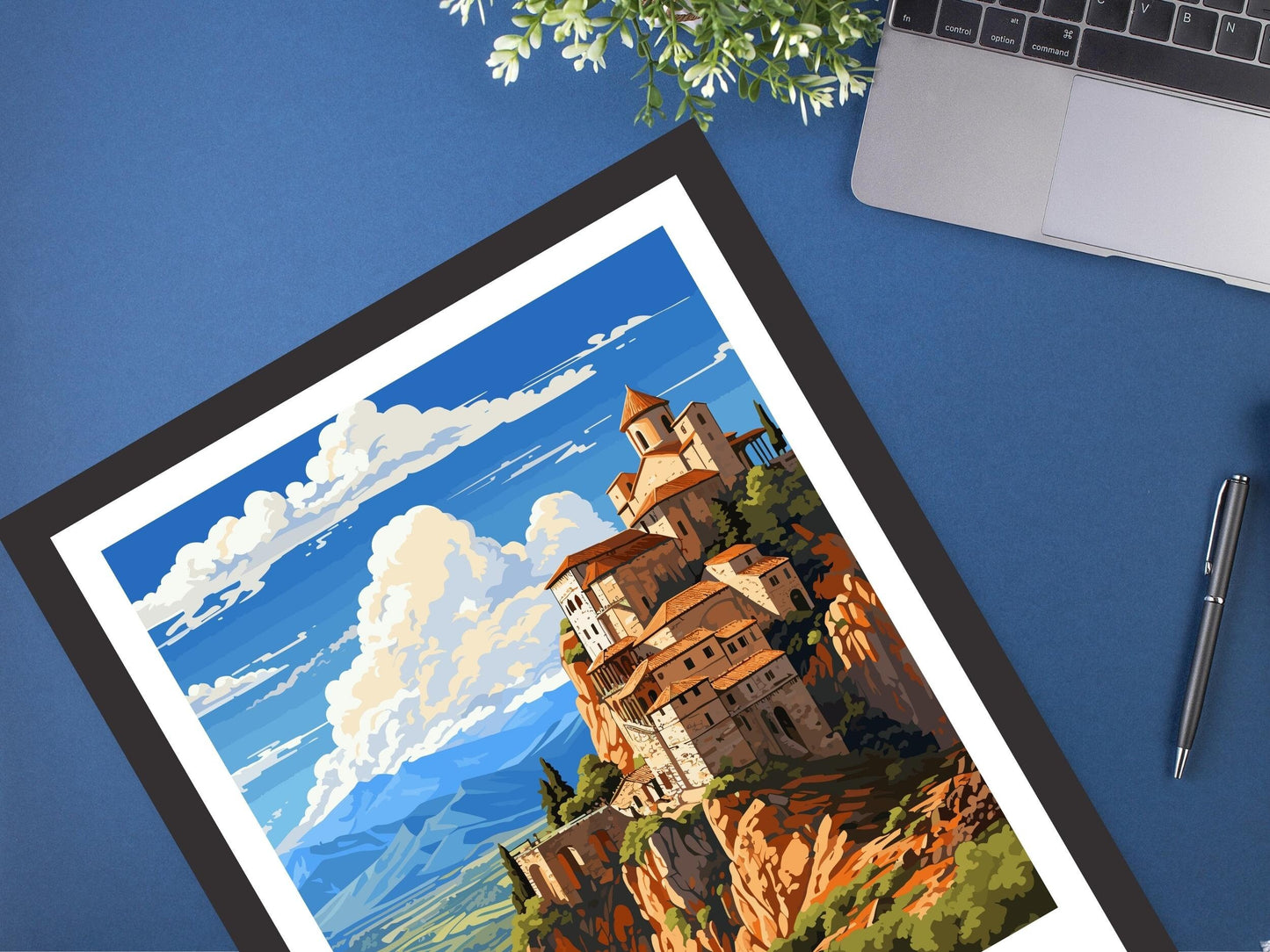 Thessaly Travel Poster | Thessaly Print | Thessaly Illustration | Greece Print | Greece Home Décor | Thessaly Art | Greece poster ID 589