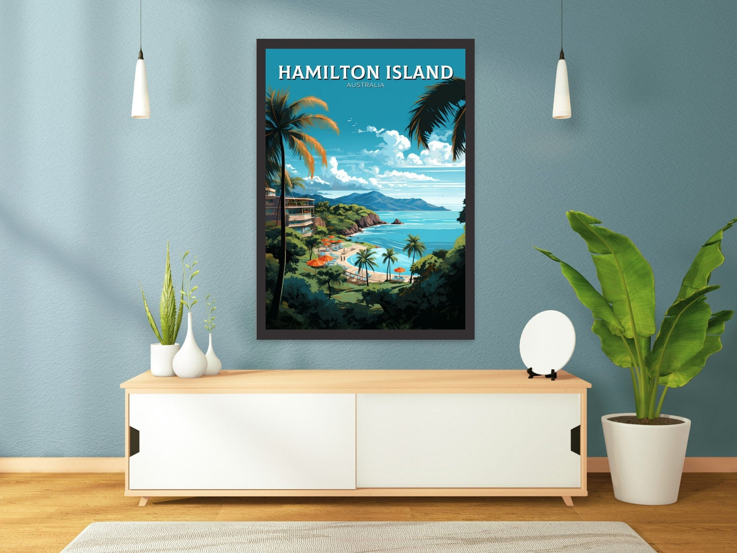 Hamilton Island Poster | Hamilton Island Travel Print | Australia Print | Australia Poster | Queensland Poster | Island Print | ID 632