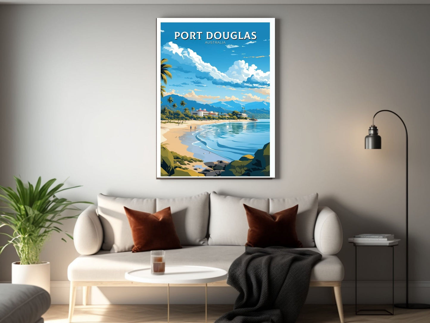 Port Douglas Travel Poster | Port Douglas Print | Port Douglas Wall Art | Australia Print | Australia Poster | Queensland Poster | ID 633