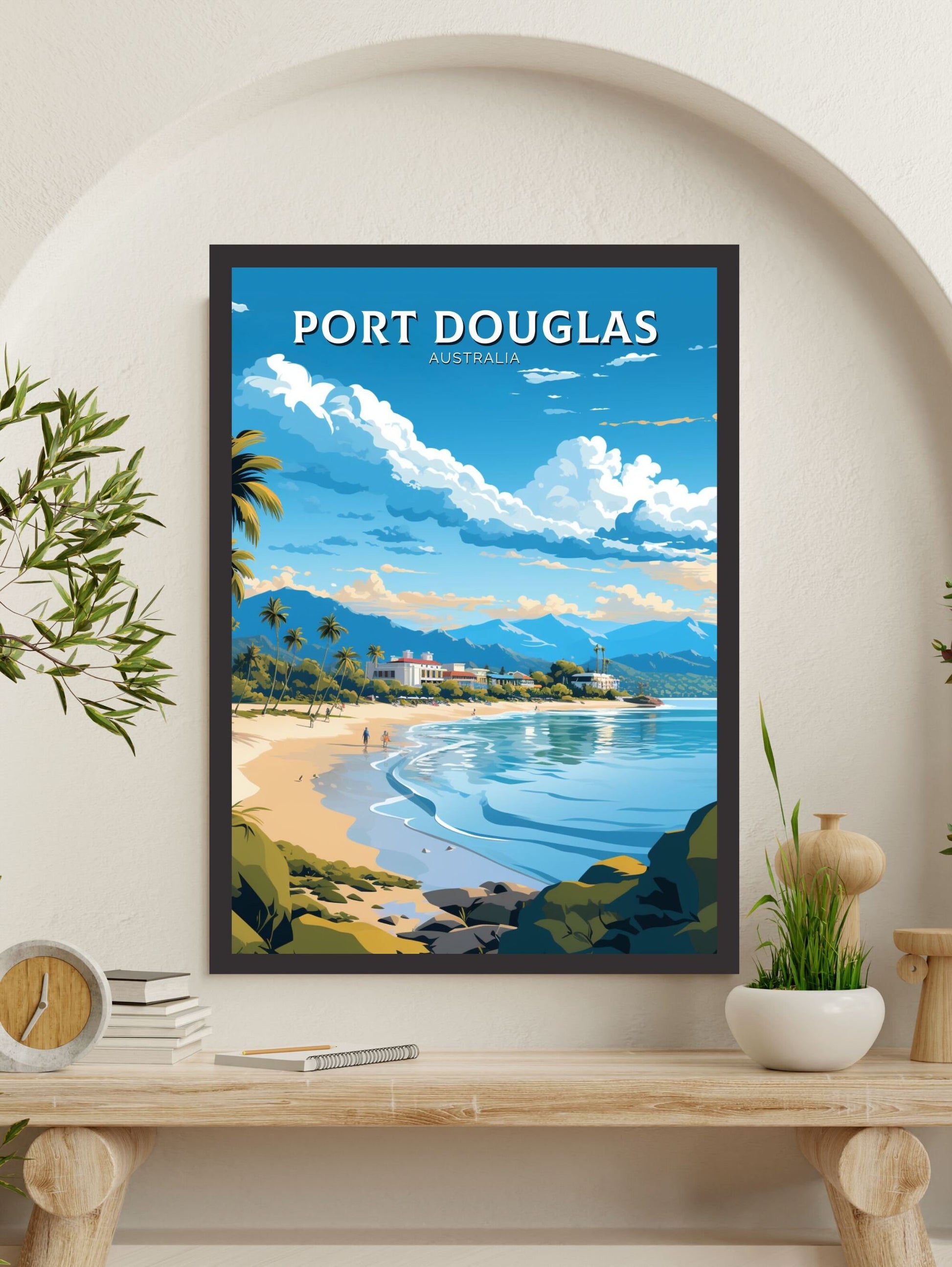 Port Douglas Travel Poster | Port Douglas Print | Port Douglas Wall Art | Australia Print | Australia Poster | Queensland Poster | ID 633