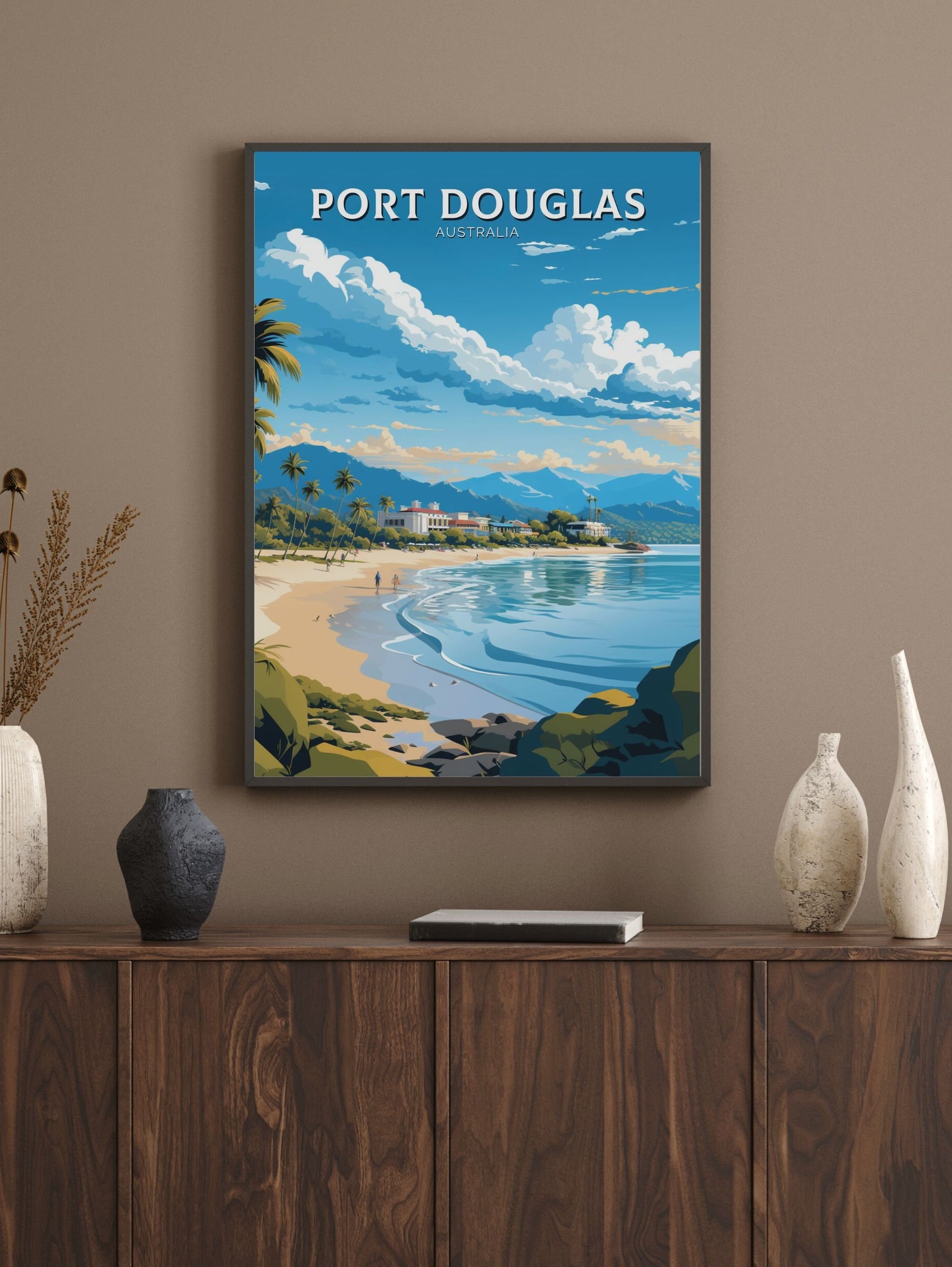 Port Douglas Travel Poster | Port Douglas Print | Port Douglas Wall Art | Australia Print | Australia Poster | Queensland Poster | ID 633