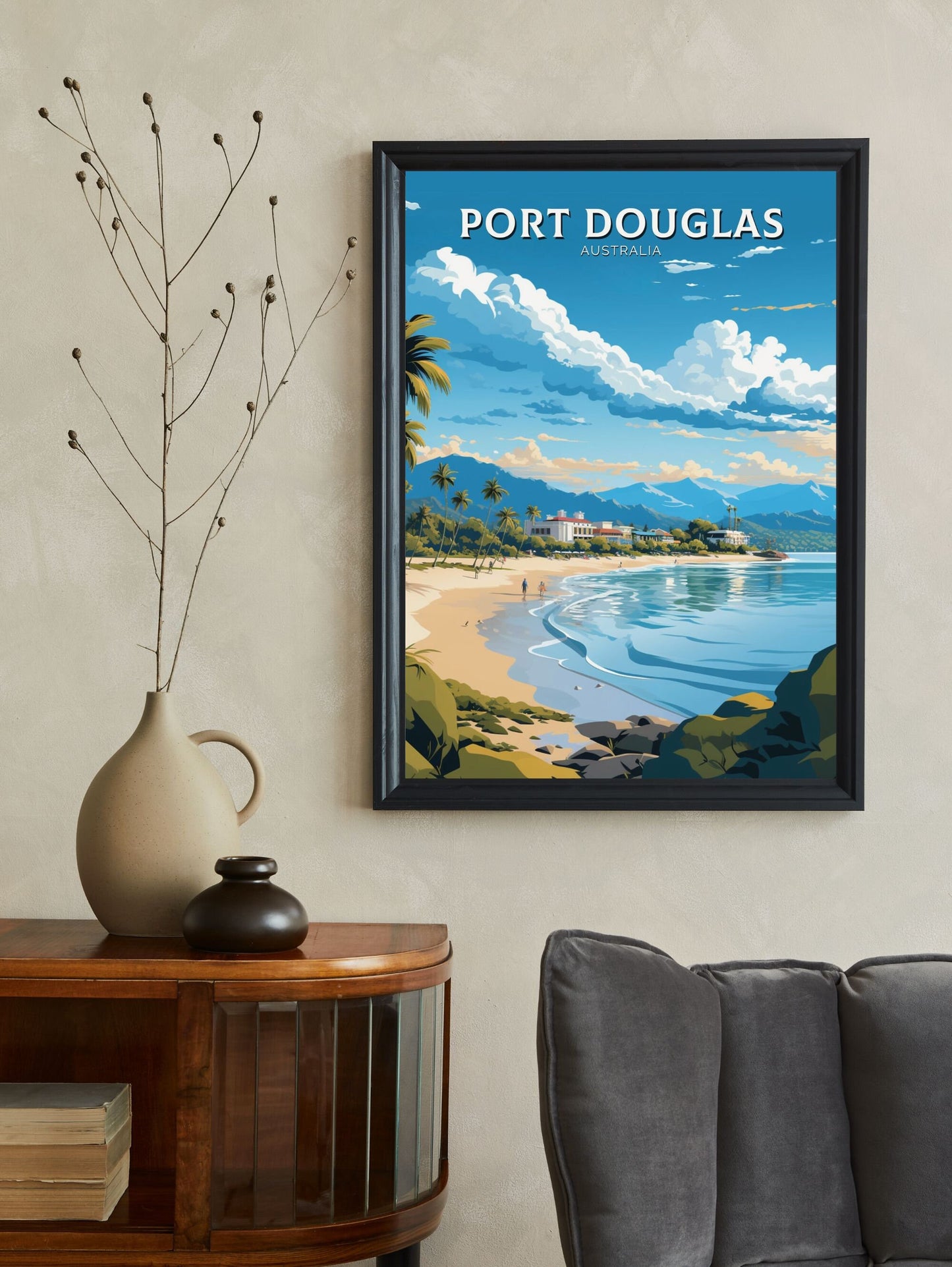 Port Douglas Travel Poster | Port Douglas Print | Port Douglas Wall Art | Australia Print | Australia Poster | Queensland Poster | ID 633