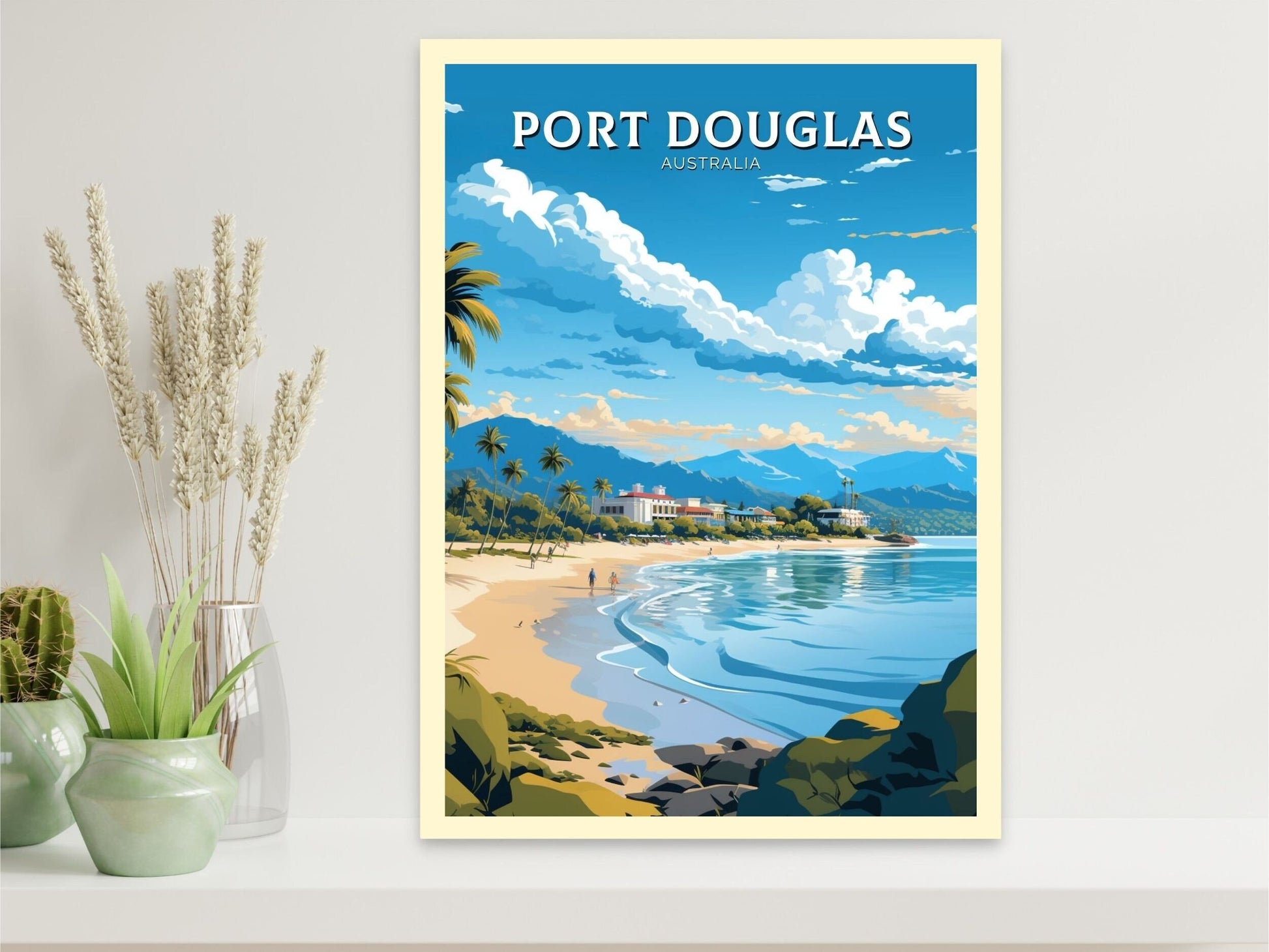 Port Douglas Travel Poster | Port Douglas Print | Port Douglas Wall Art | Australia Print | Australia Poster | Queensland Poster | ID 633