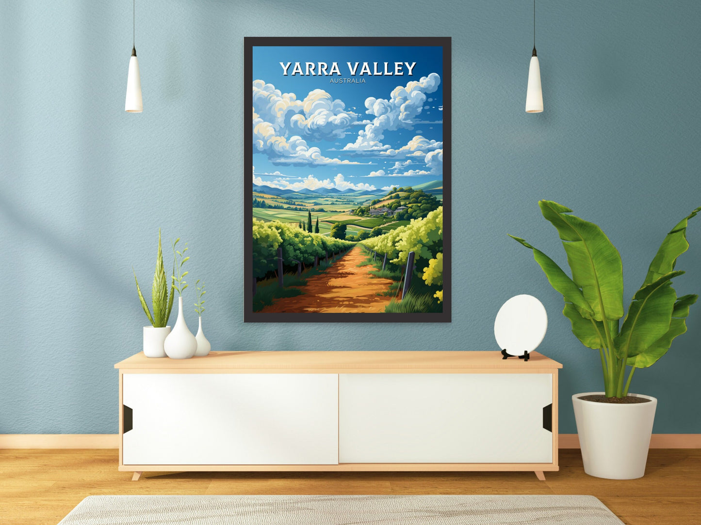 Yarra Valley Victoria Print | Yarra Valley Poster | Victoria Poster | Victoria Australia Wall Art | Yarra Valley Print | ID 636