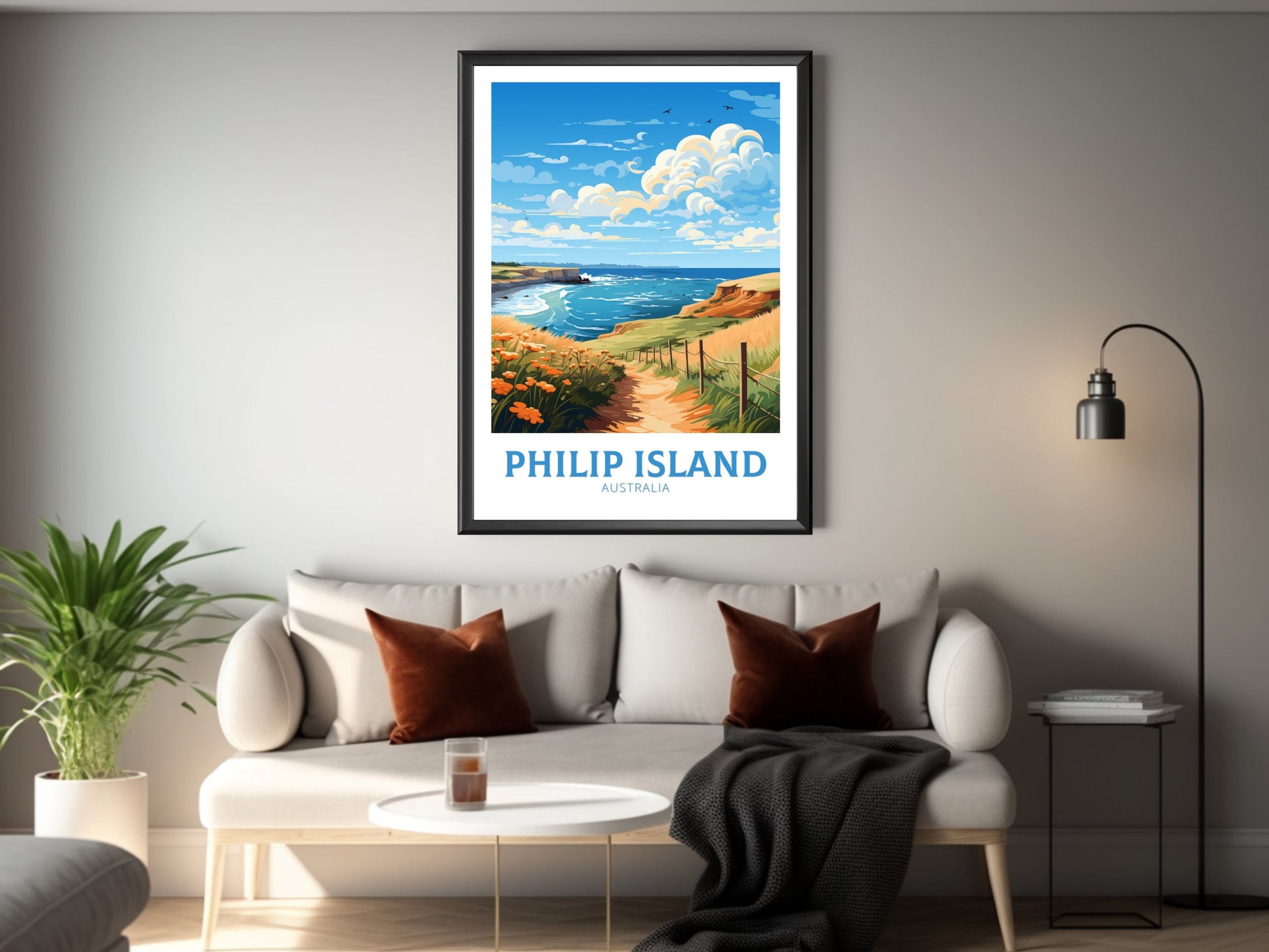 Philip Island Poster | Philip Island Print | Victoria Print | Victoria Australia Wall Art | Victoria Poster | Australia Print | ID 643