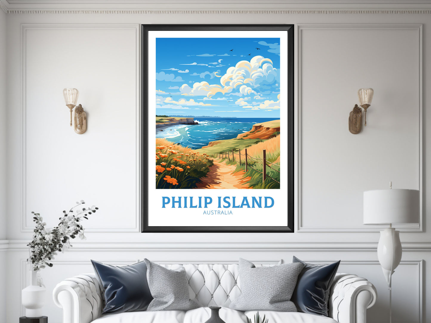 Philip Island Poster | Philip Island Print | Victoria Print | Victoria Australia Wall Art | Victoria Poster | Australia Print | ID 643