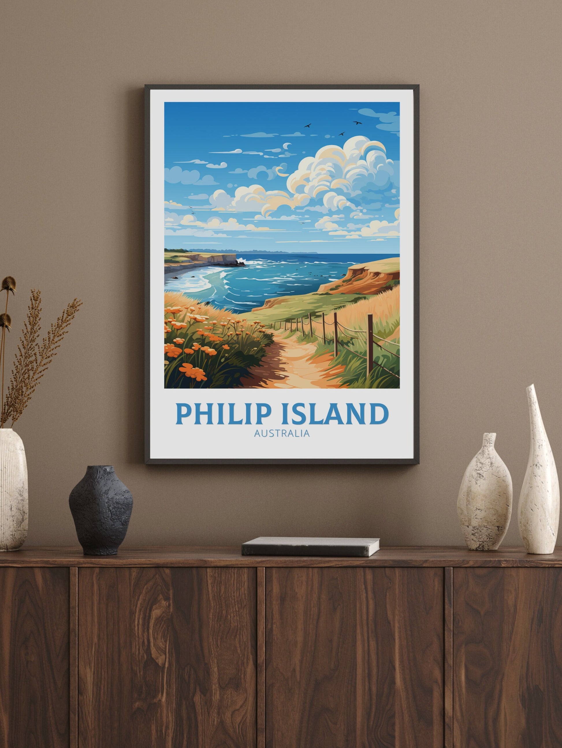 Philip Island Poster | Philip Island Print | Victoria Print | Victoria Australia Wall Art | Victoria Poster | Australia Print | ID 643