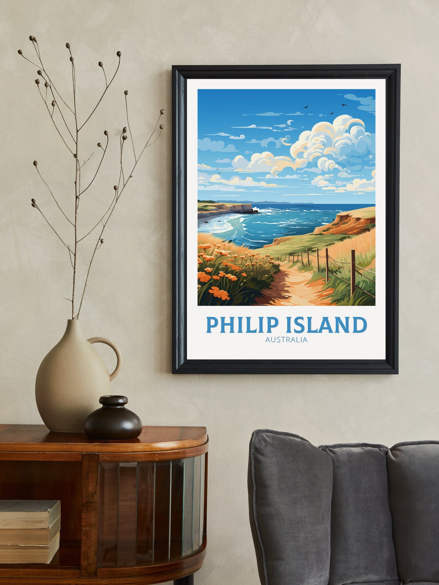 Philip Island Poster | Philip Island Print | Victoria Print | Victoria Australia Wall Art | Victoria Poster | Australia Print | ID 643