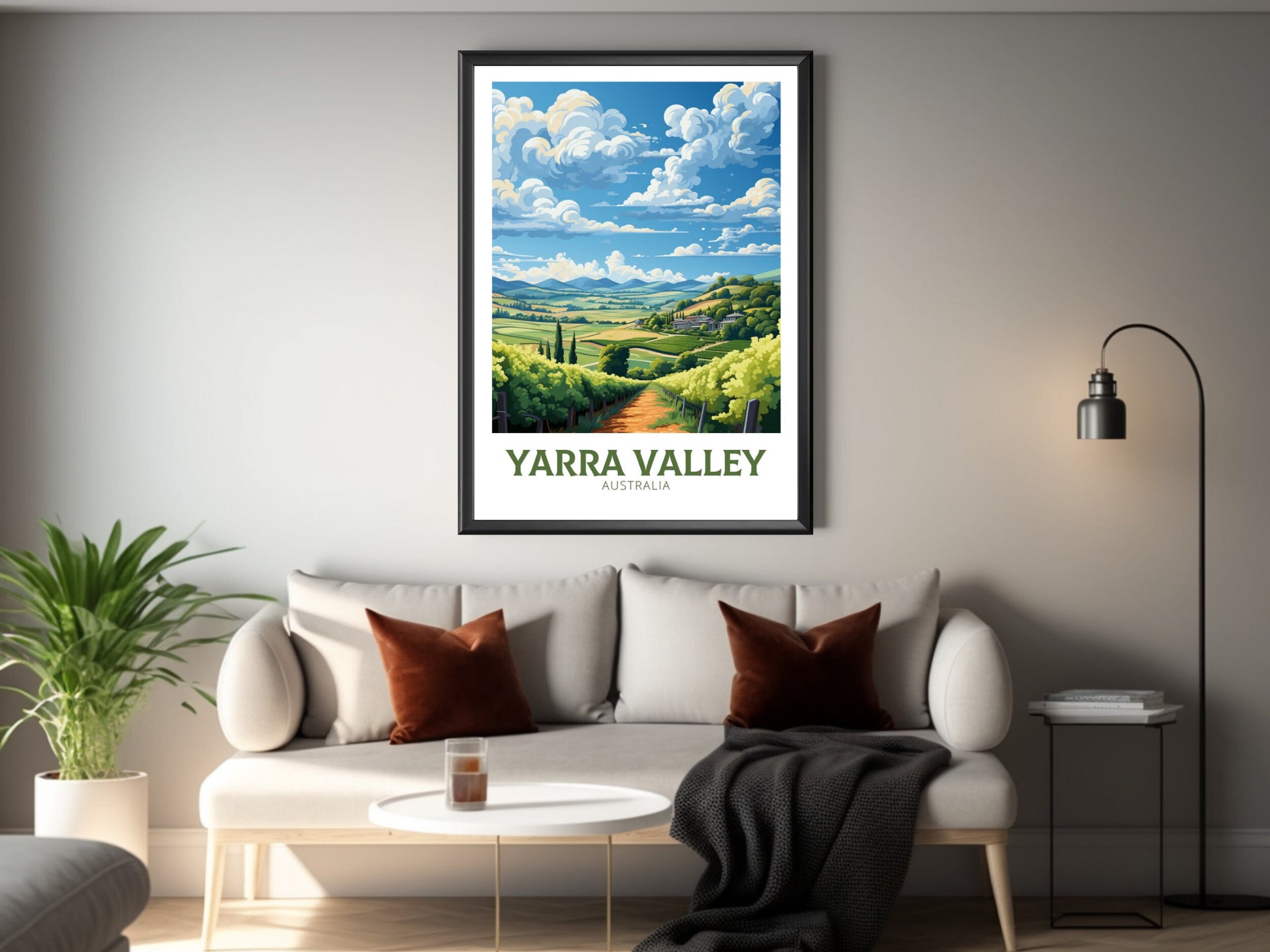 Yarra Valley Poster | Victoria Poster | Yarra Valley Print | Victoria Print | Victoria Australia Wall Art | Yarra Valley Poster | ID 638