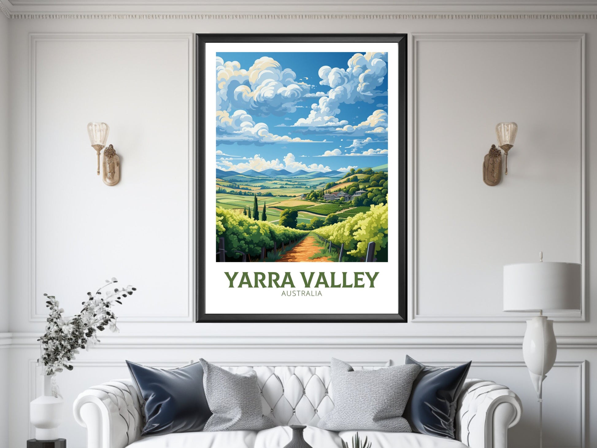 Yarra Valley Poster | Victoria Poster | Yarra Valley Print | Victoria Print | Victoria Australia Wall Art | Yarra Valley Poster | ID 638