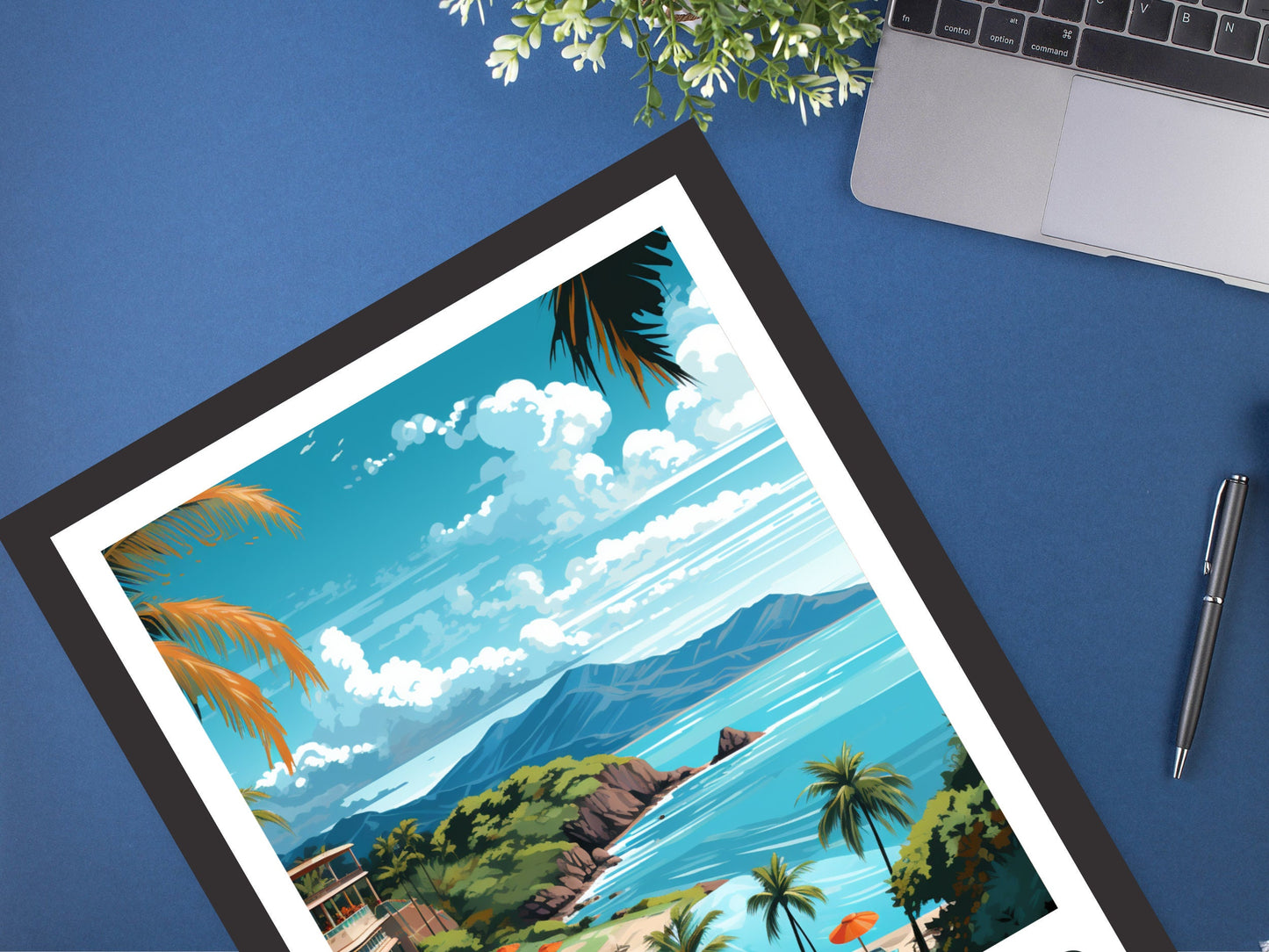 Hamilton Island Print | Hamilton Island Travel Poster | Australia Poster | Australia Print | Queensland Print | Island Poster | ID 637