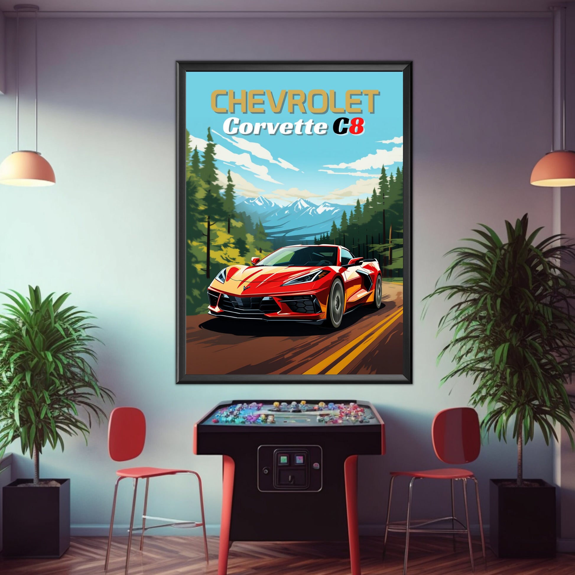 Chevrolet Corvette C8 Print