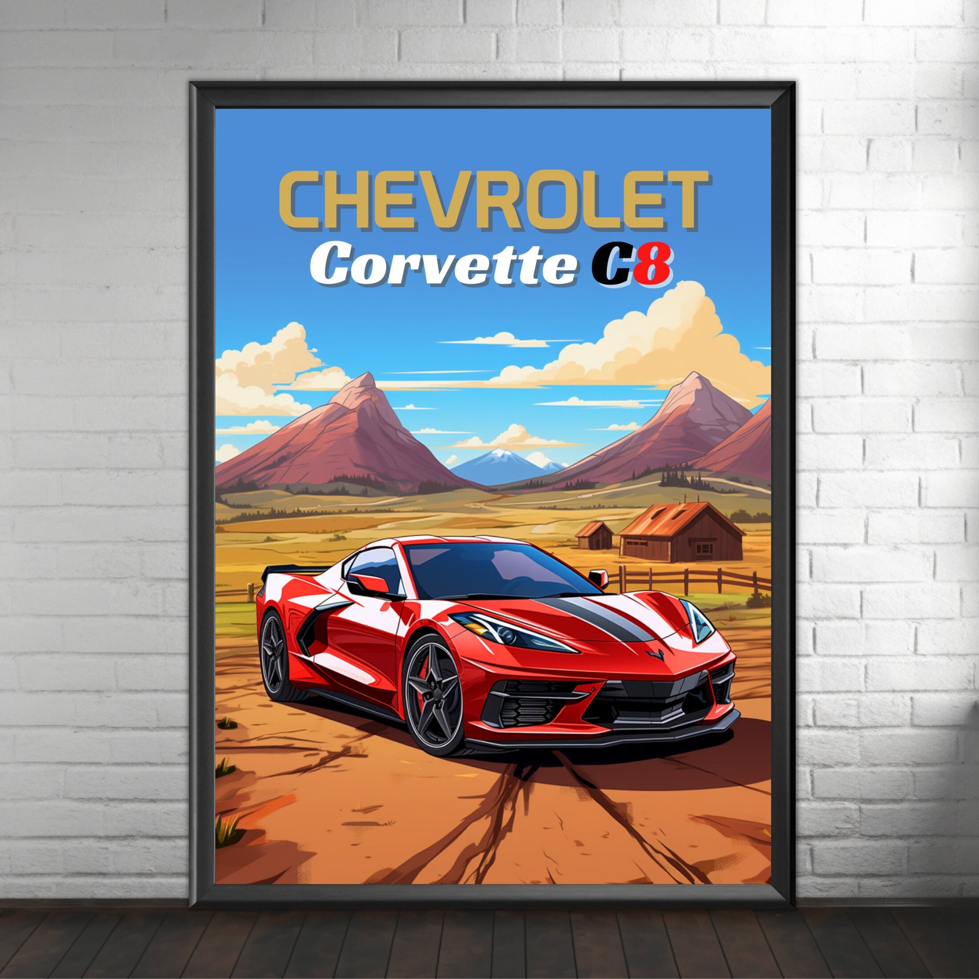 Chevrolet Corvette C8 Poster