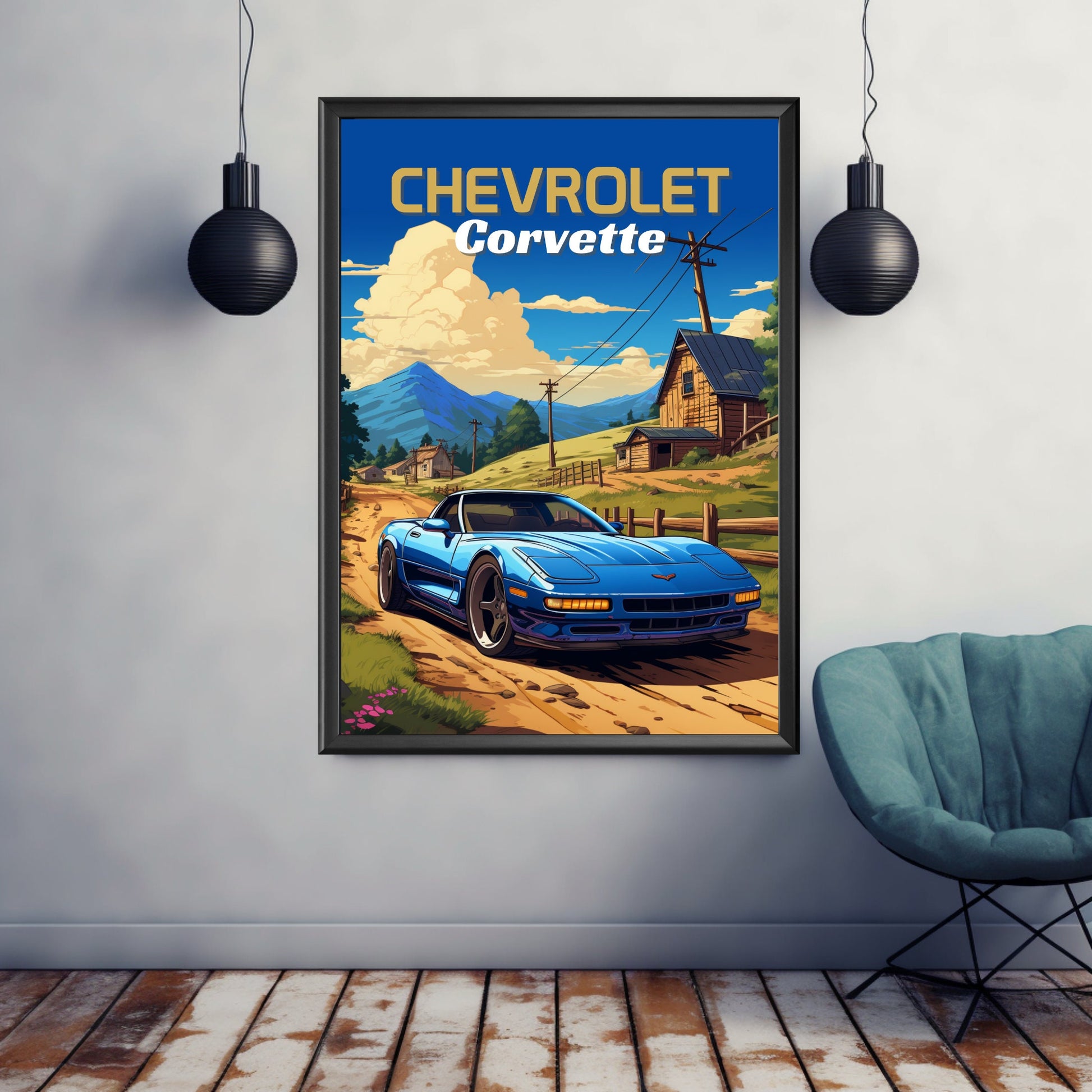 Chevrolet Corvette C5 Poster