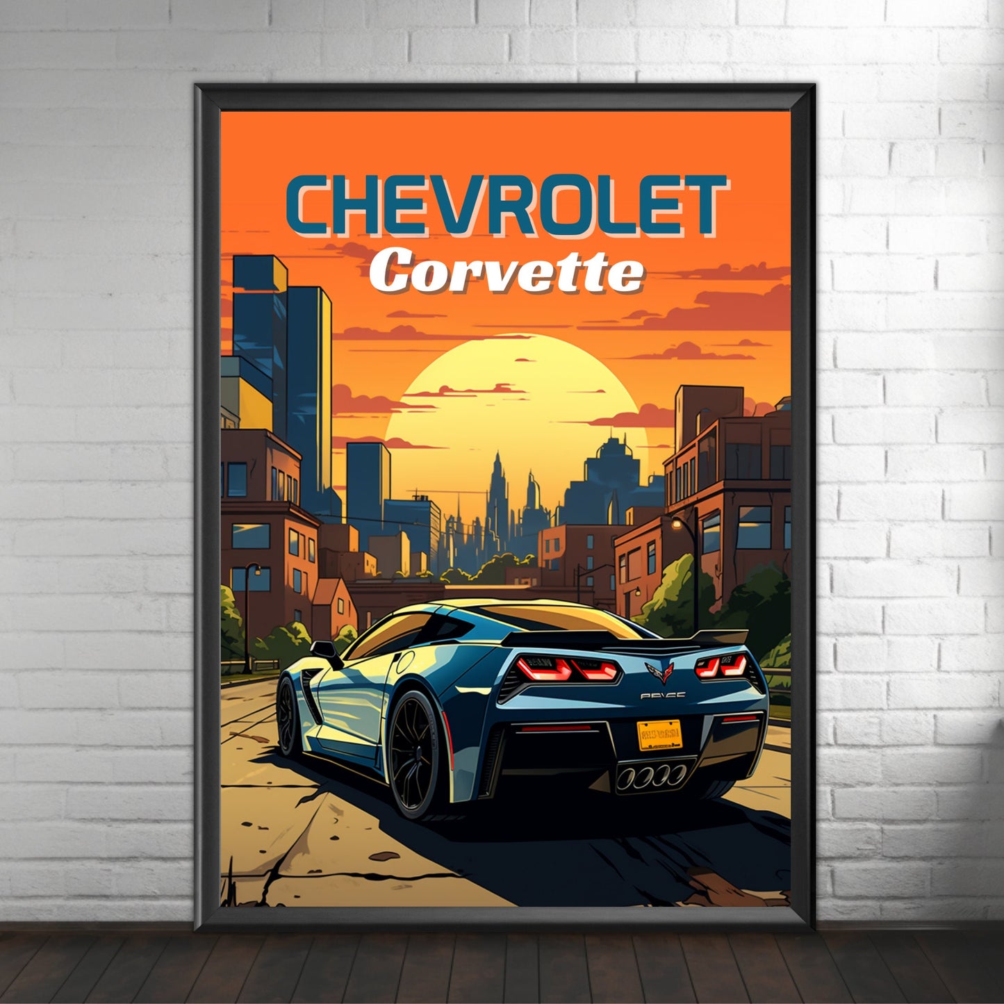 Chevrolet Corvette C7 Poster