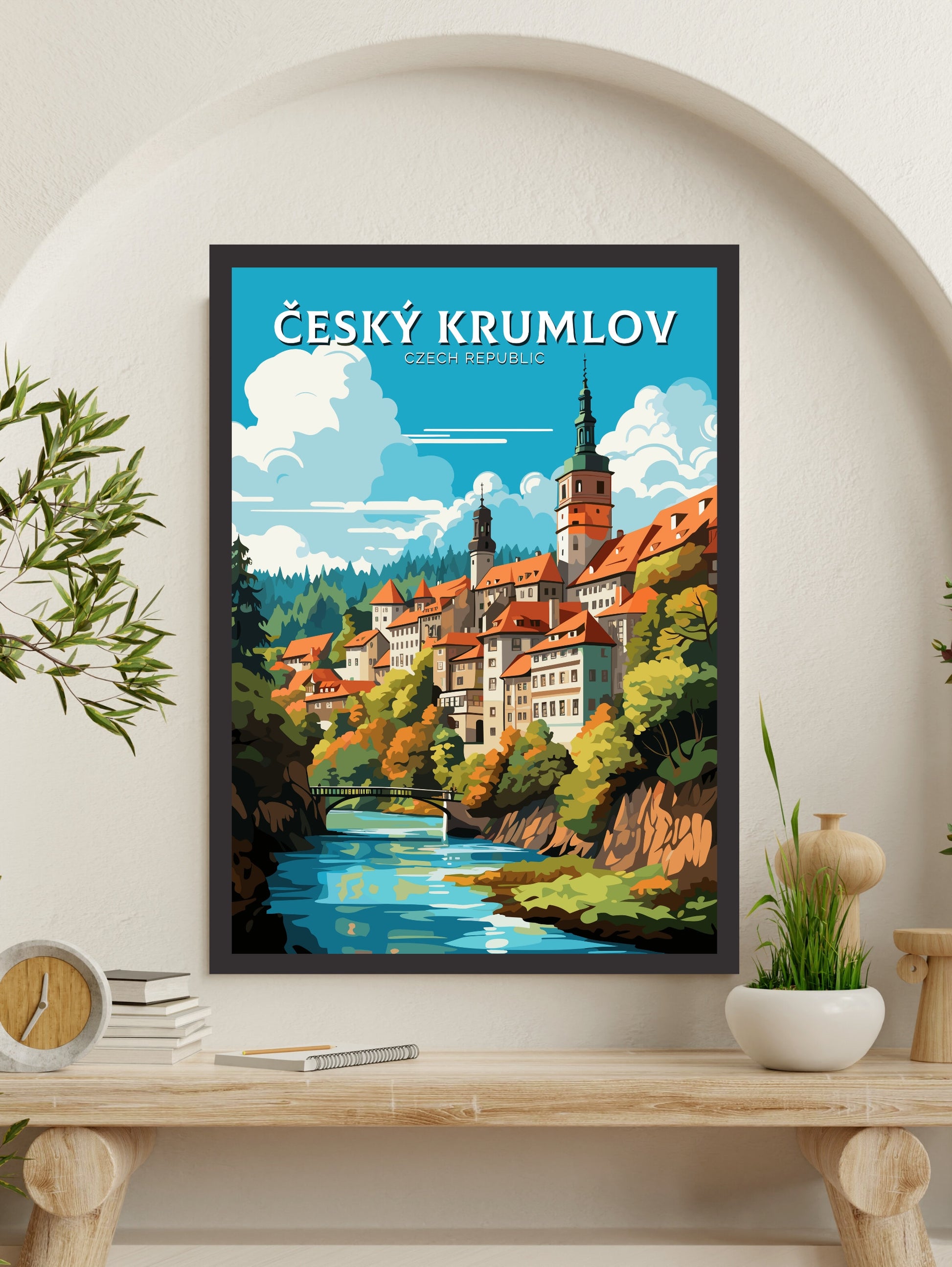 Český Krumlov Print