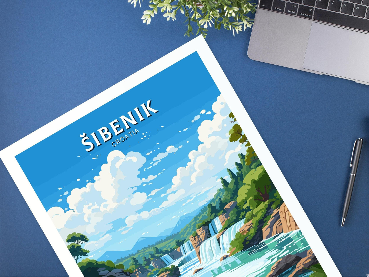 Sibenik Travel Poster