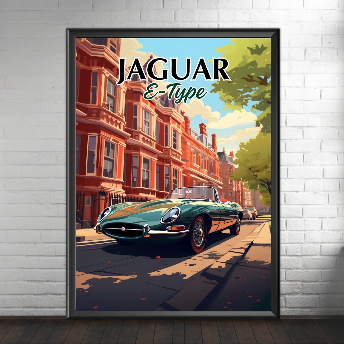 Jaguar E-Type Poster