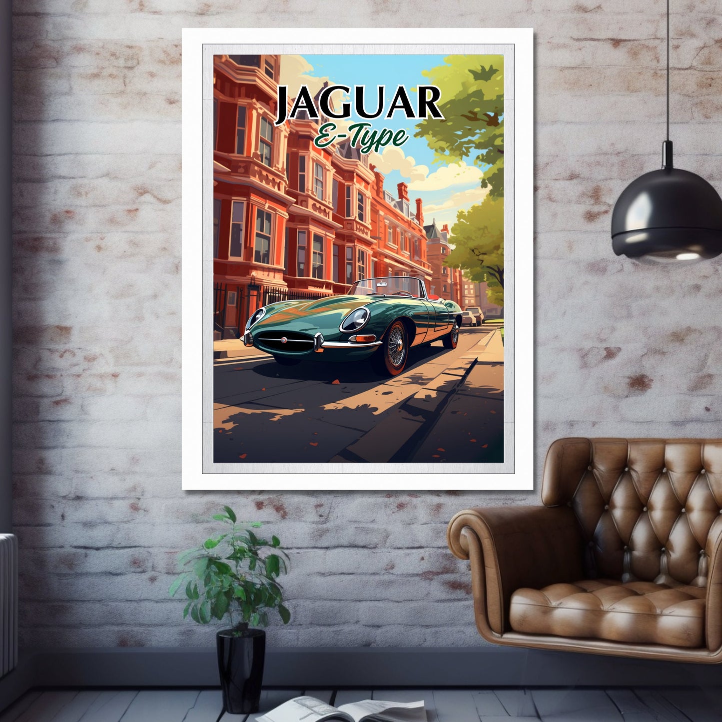 Jaguar E-Type Poster