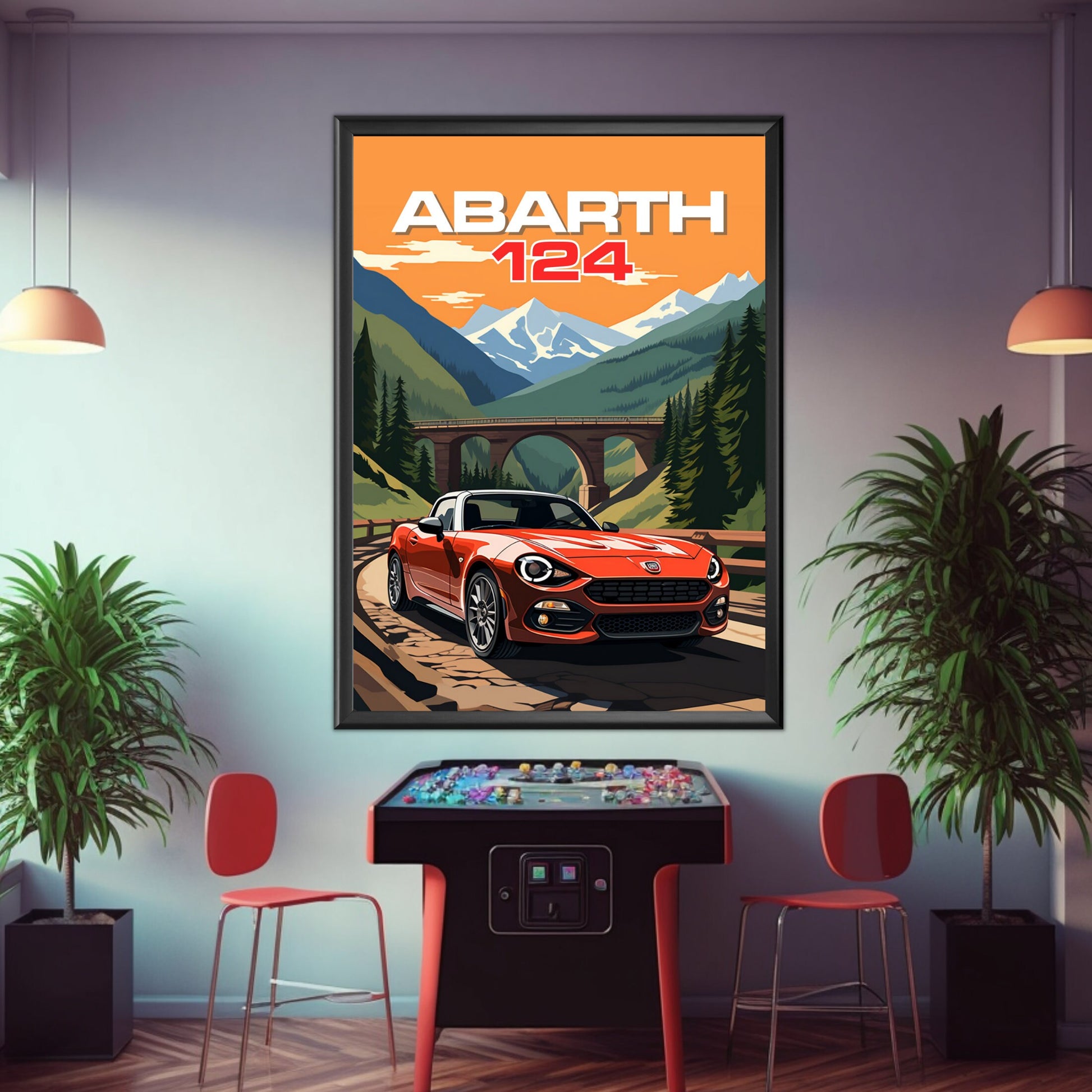 Abarth 124 Poster