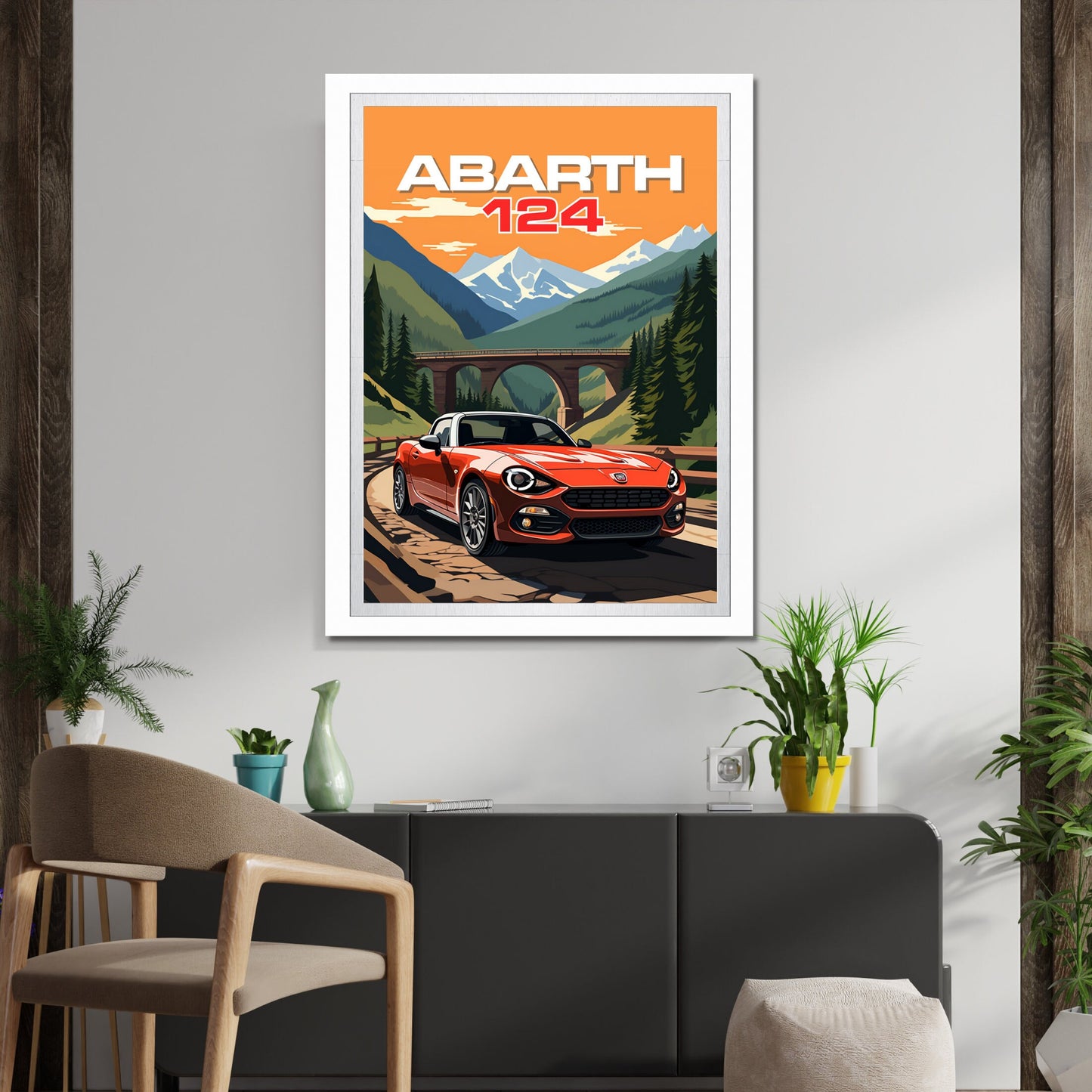 Abarth 124 Poster