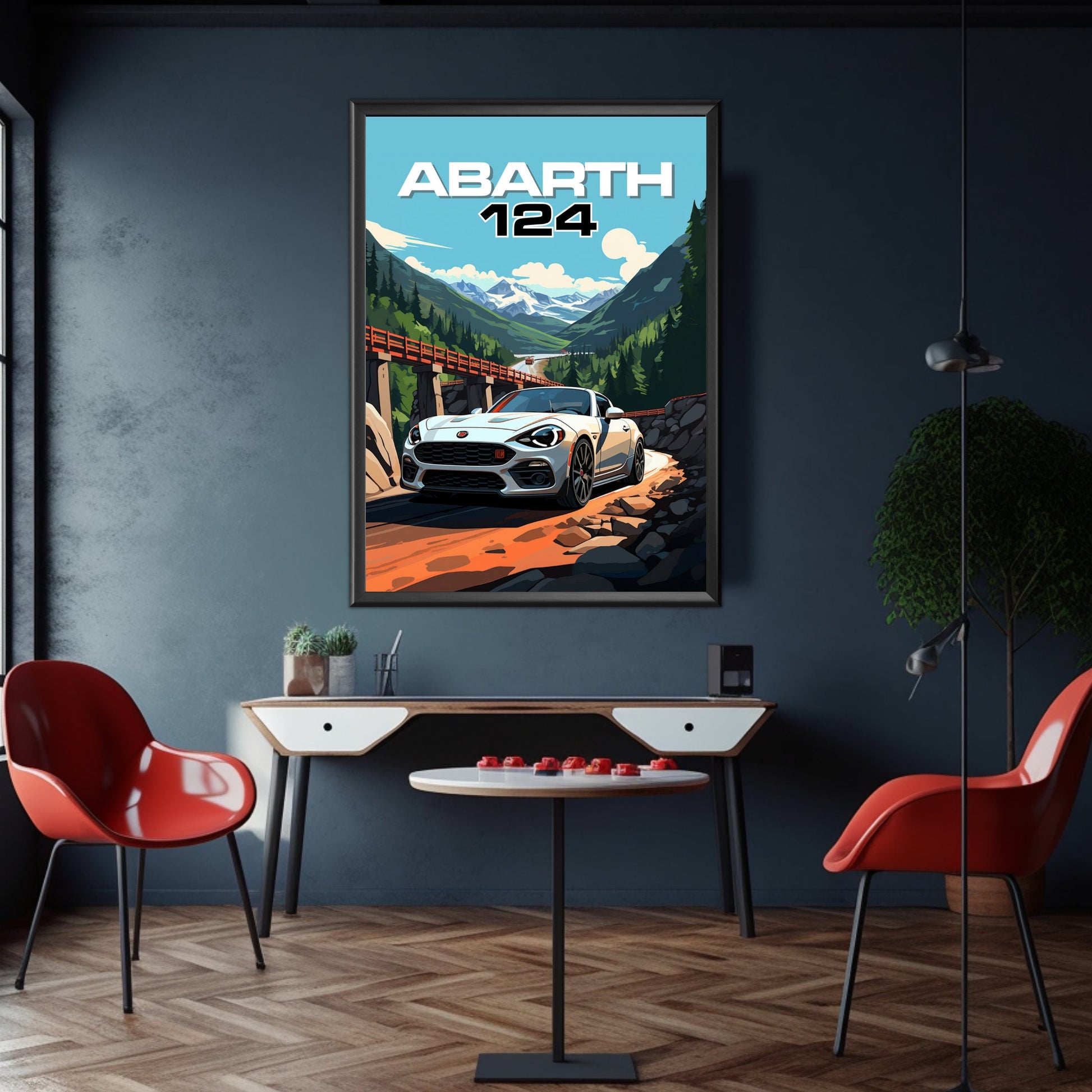 Abarth 124 Car Print