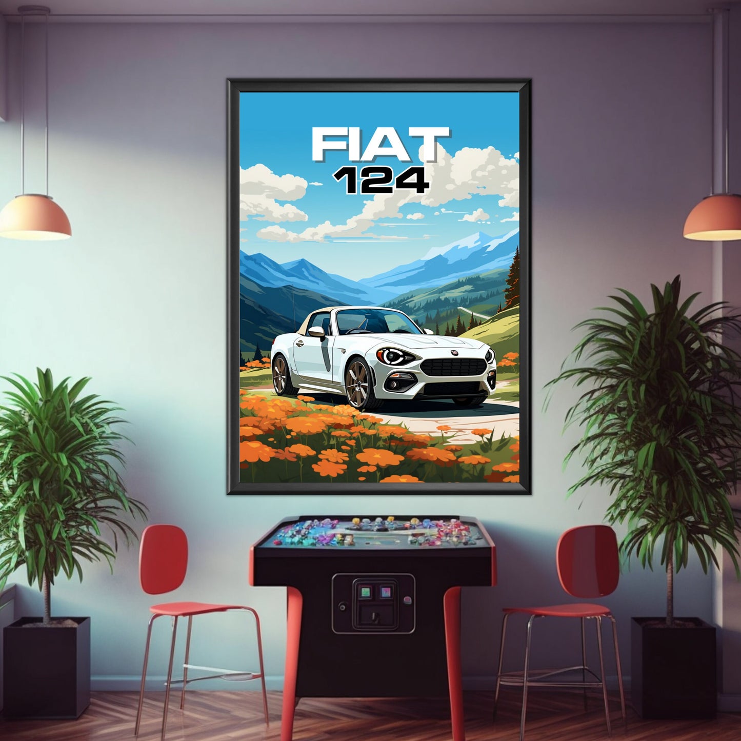 Fiat 124 Print