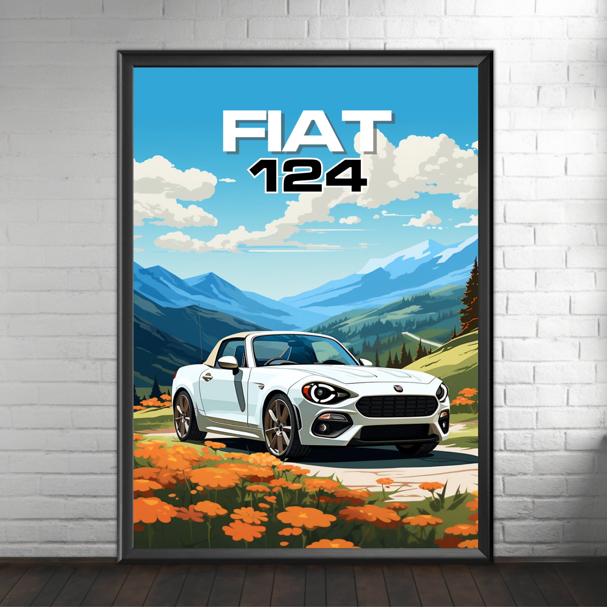 Fiat 124 Print