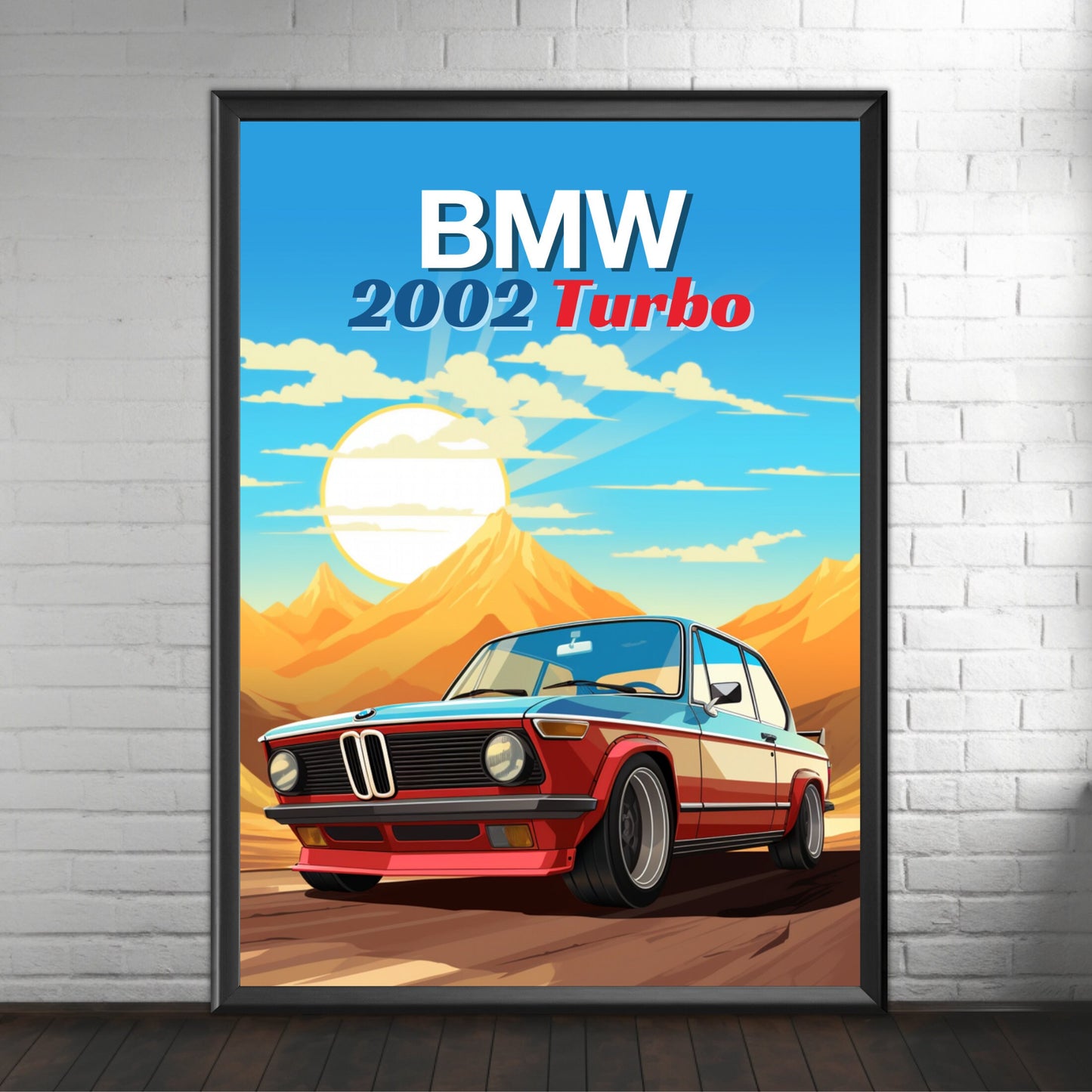 BMW 2002 Turbo Poster