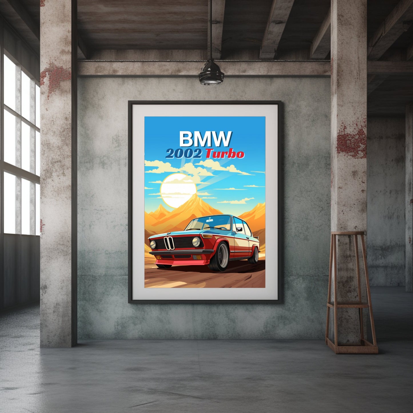 BMW 2002 Turbo Poster