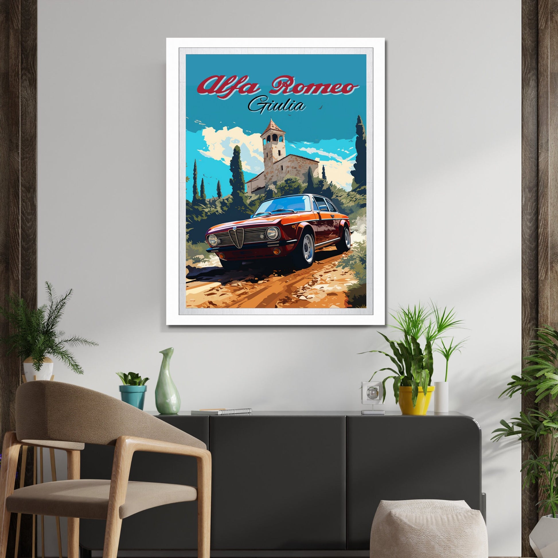 Alfa Romeo Giulia Car Print