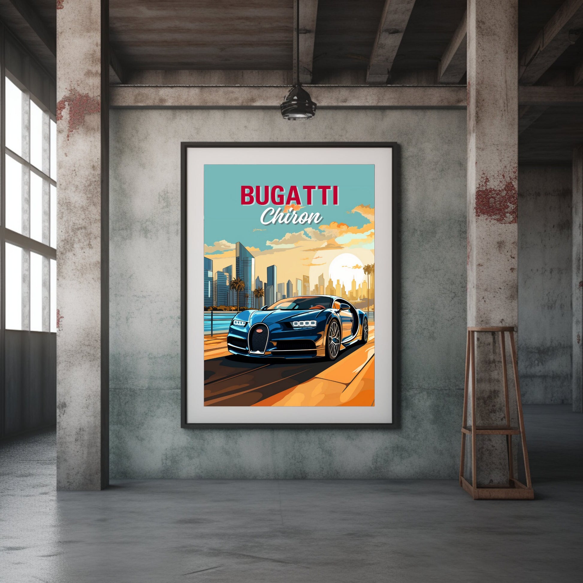 Bugatti Chiron Poster Print