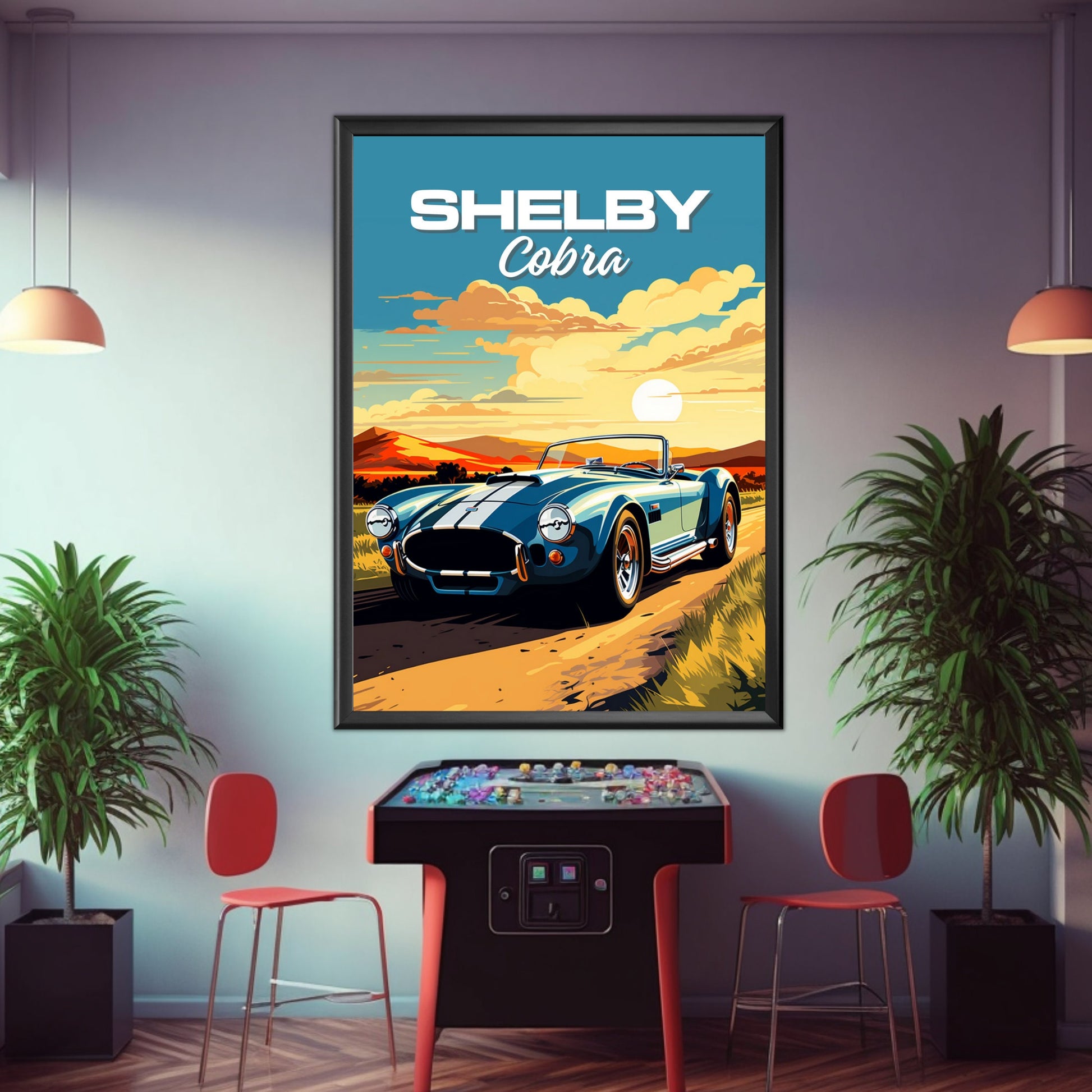 1960s Shelby Cobra Poster