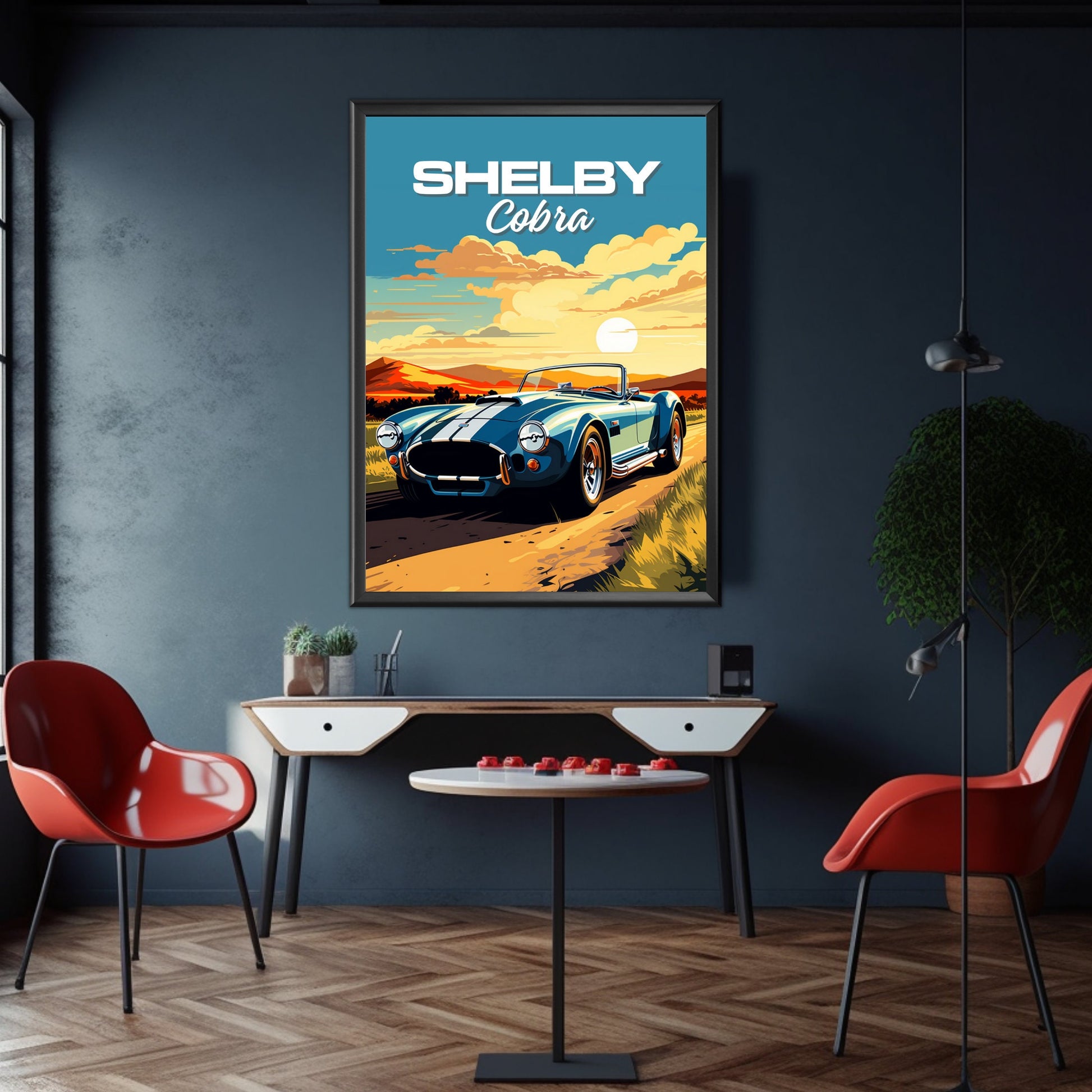 1960s Shelby Cobra Poster