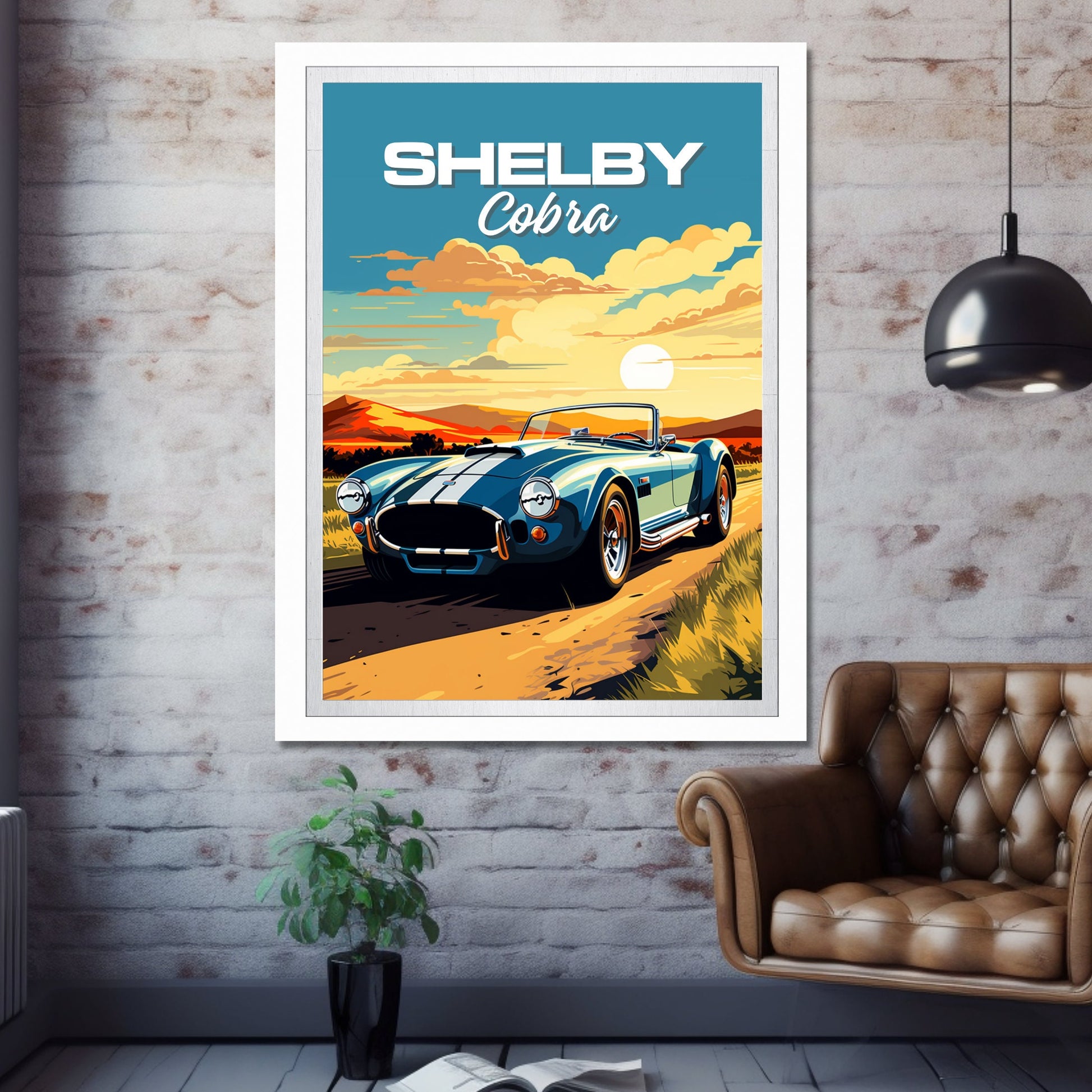 1960s Shelby Cobra Poster