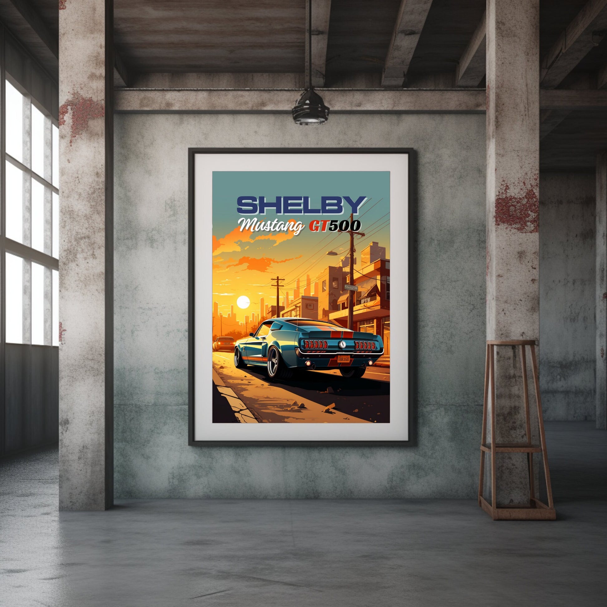 Shelby Mustang GT500 Poster