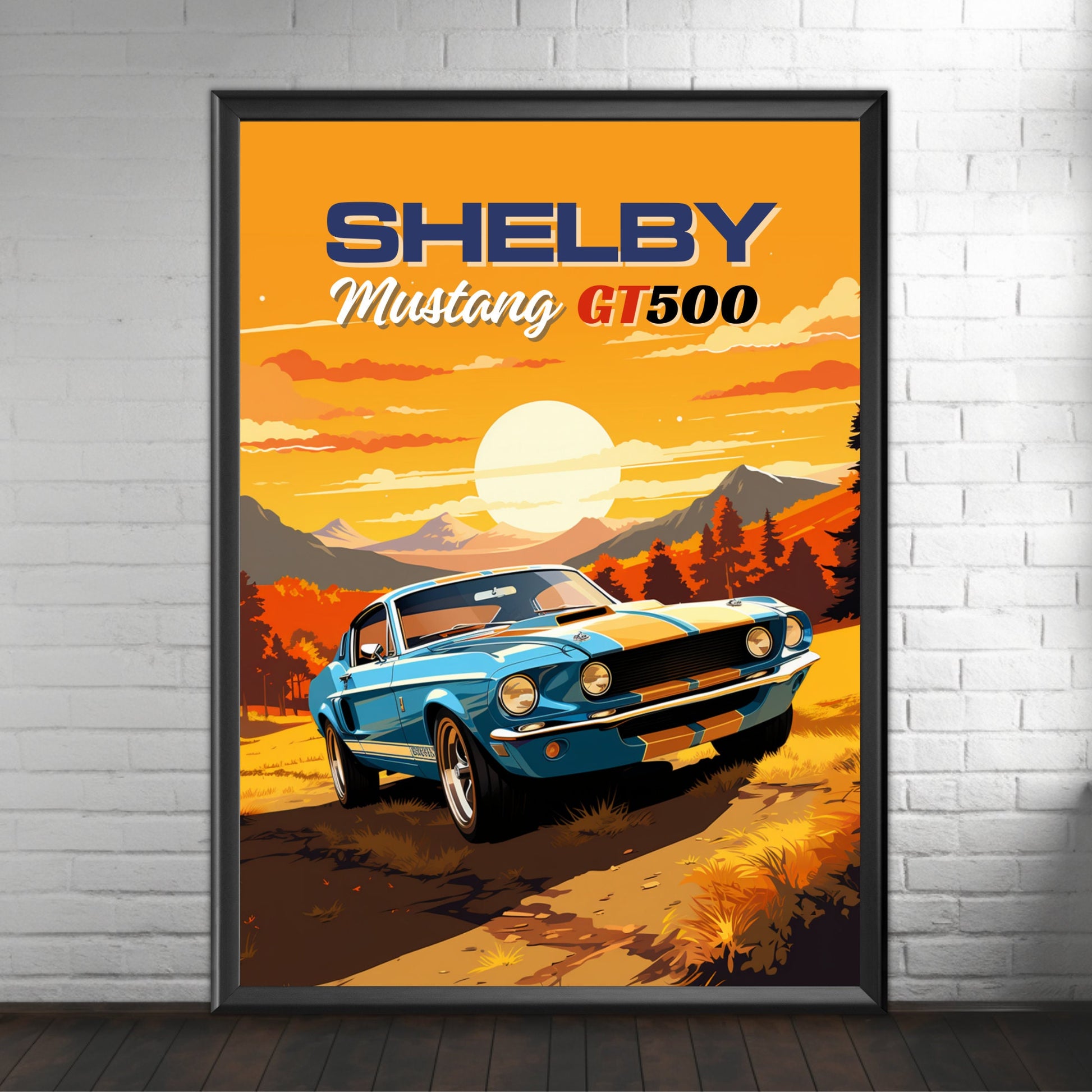 Shelby Mustang GT500 Poster