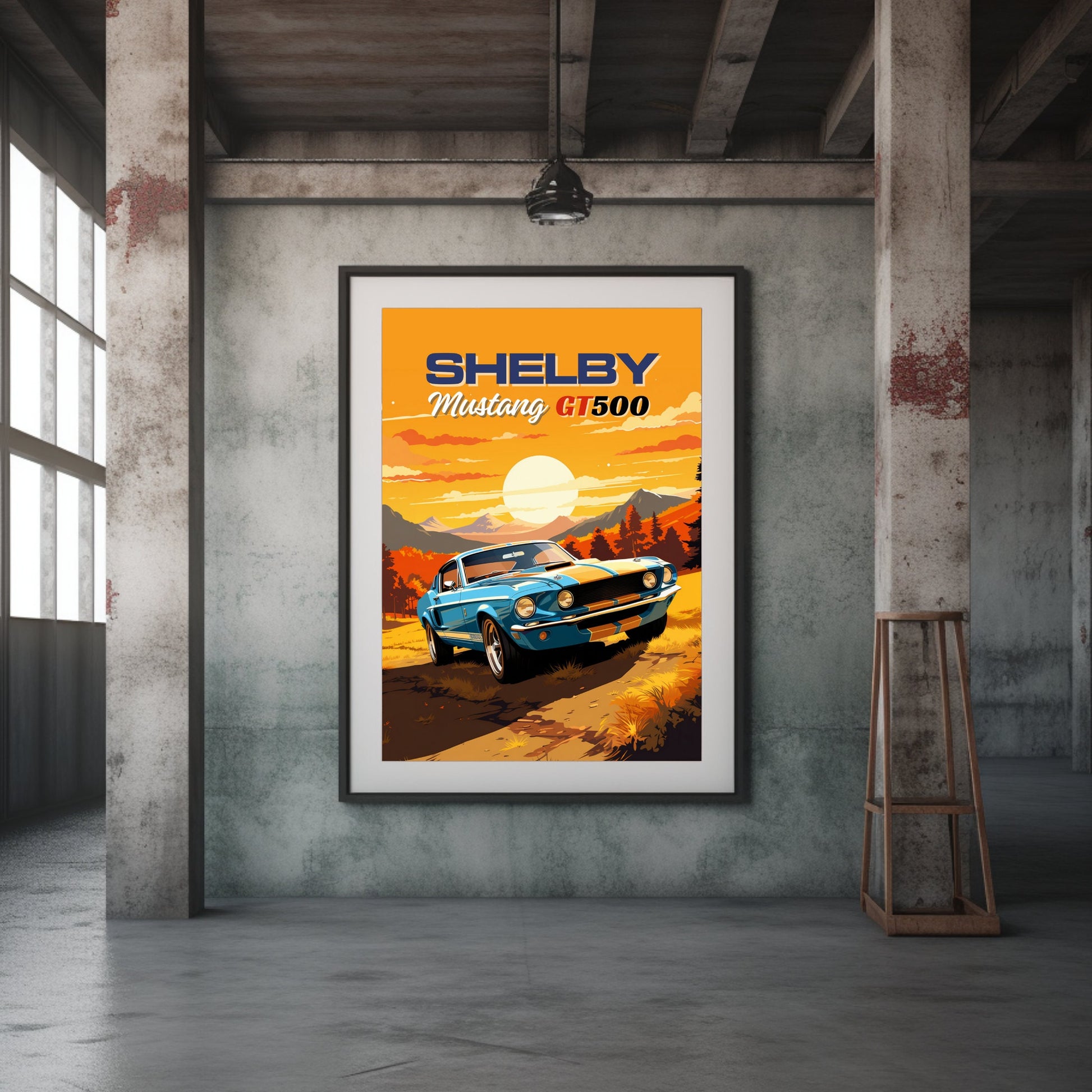 Shelby Mustang GT500 Poster