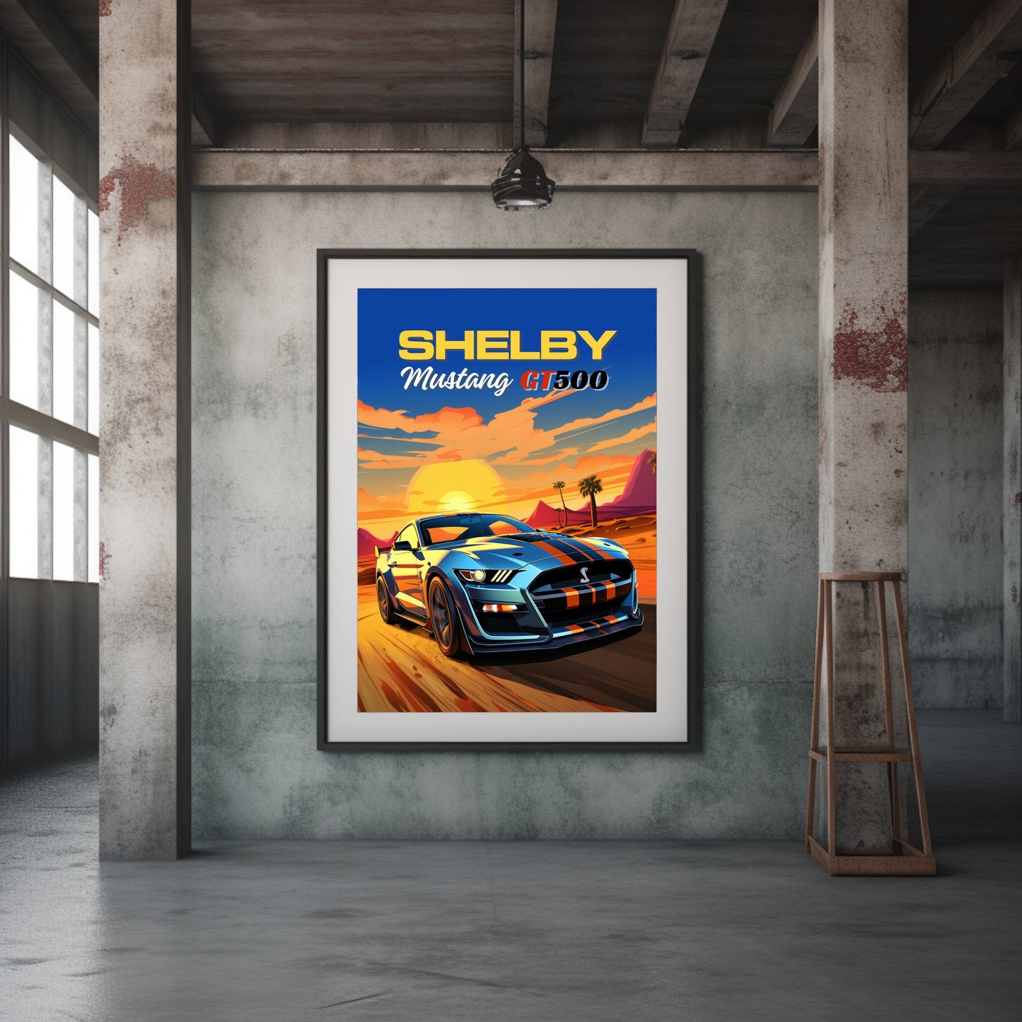 Shelby Mustang GT500 Print