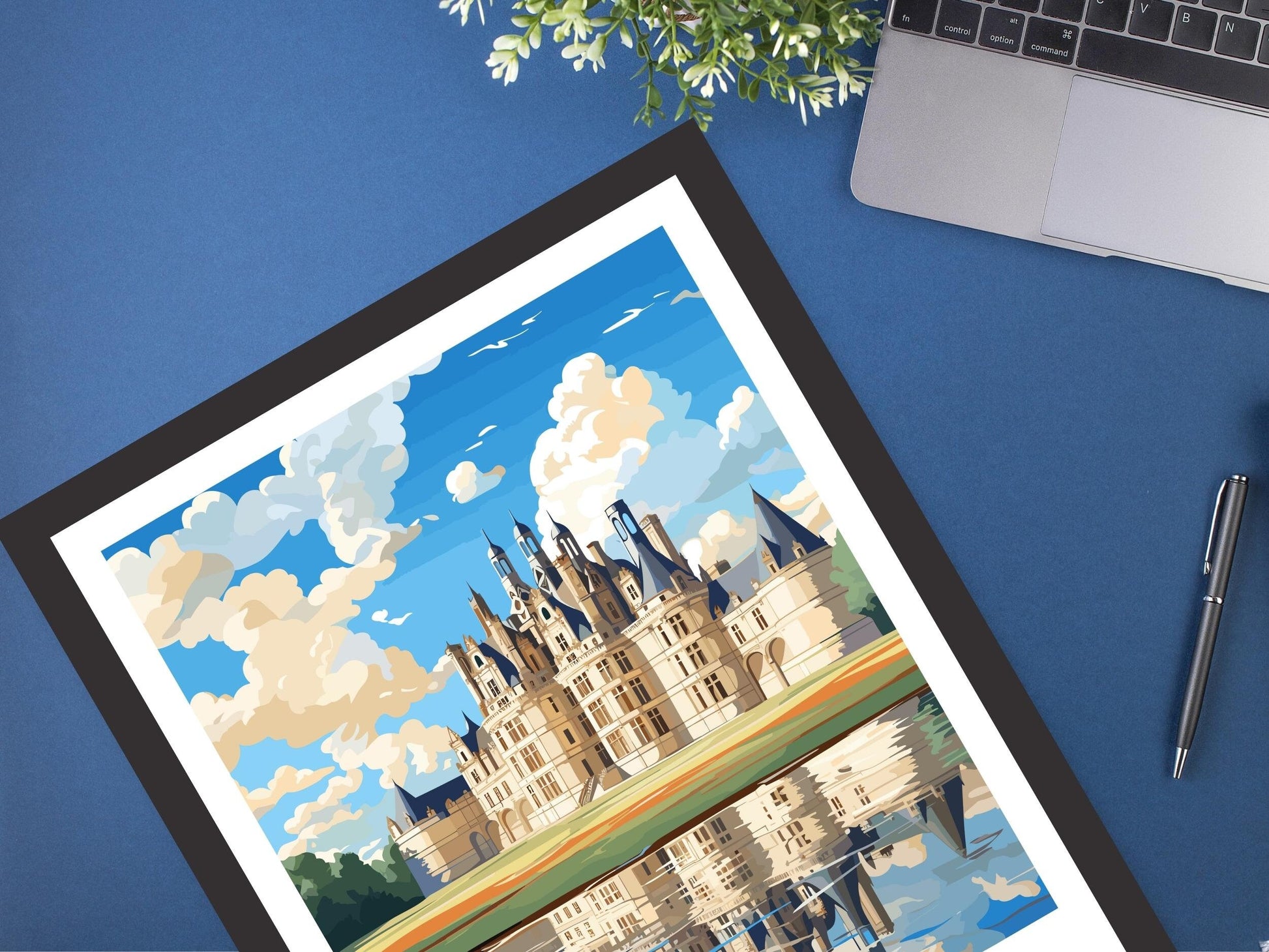 Loir-et-Cher Poster | Loir-et-Cher Travel Print | Loir-et-Cher Illustration | Loir-et-Cher Wall Art | France Print | Paris Poster ID 543