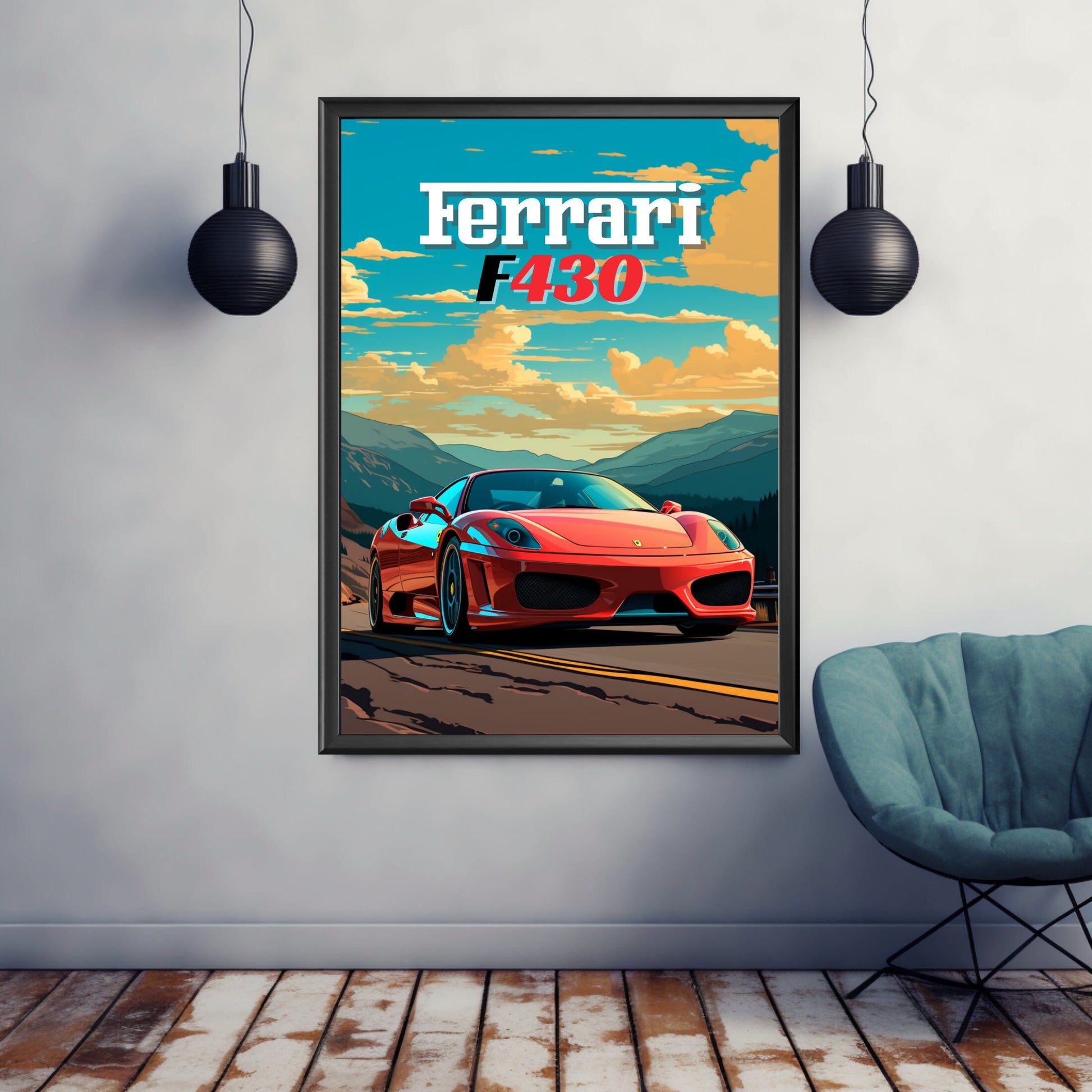 Ferrari F430 Car Print