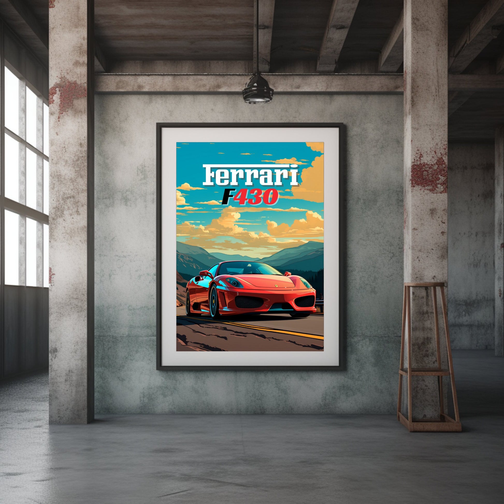 Ferrari F430 Car Print