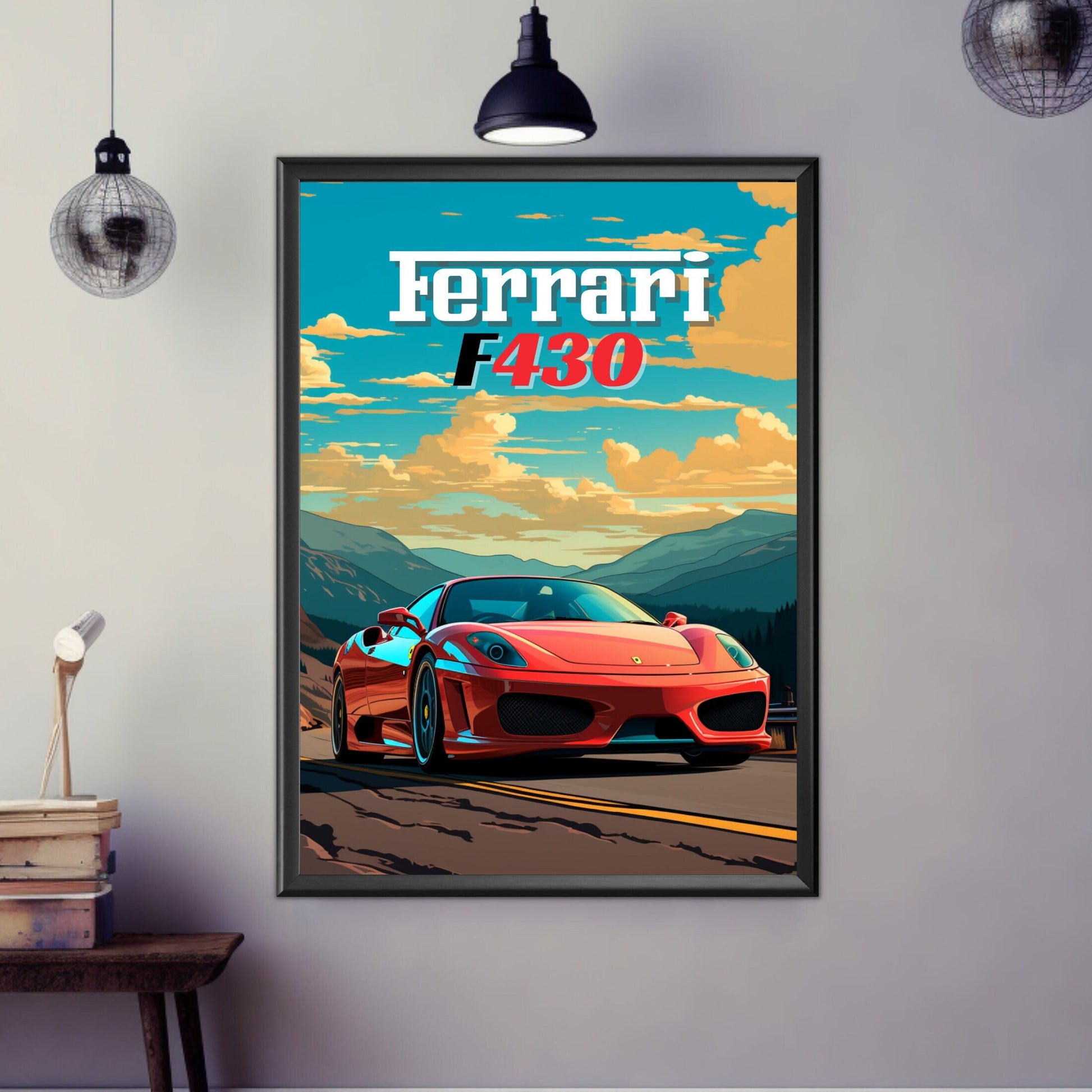 Ferrari F430 Car Print