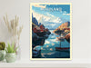 Nordland Travel Print | Nordland Illustration | Norway Wall Art | Norway Print | Nordland Travel Poster | Norway Wall Art | ID 744